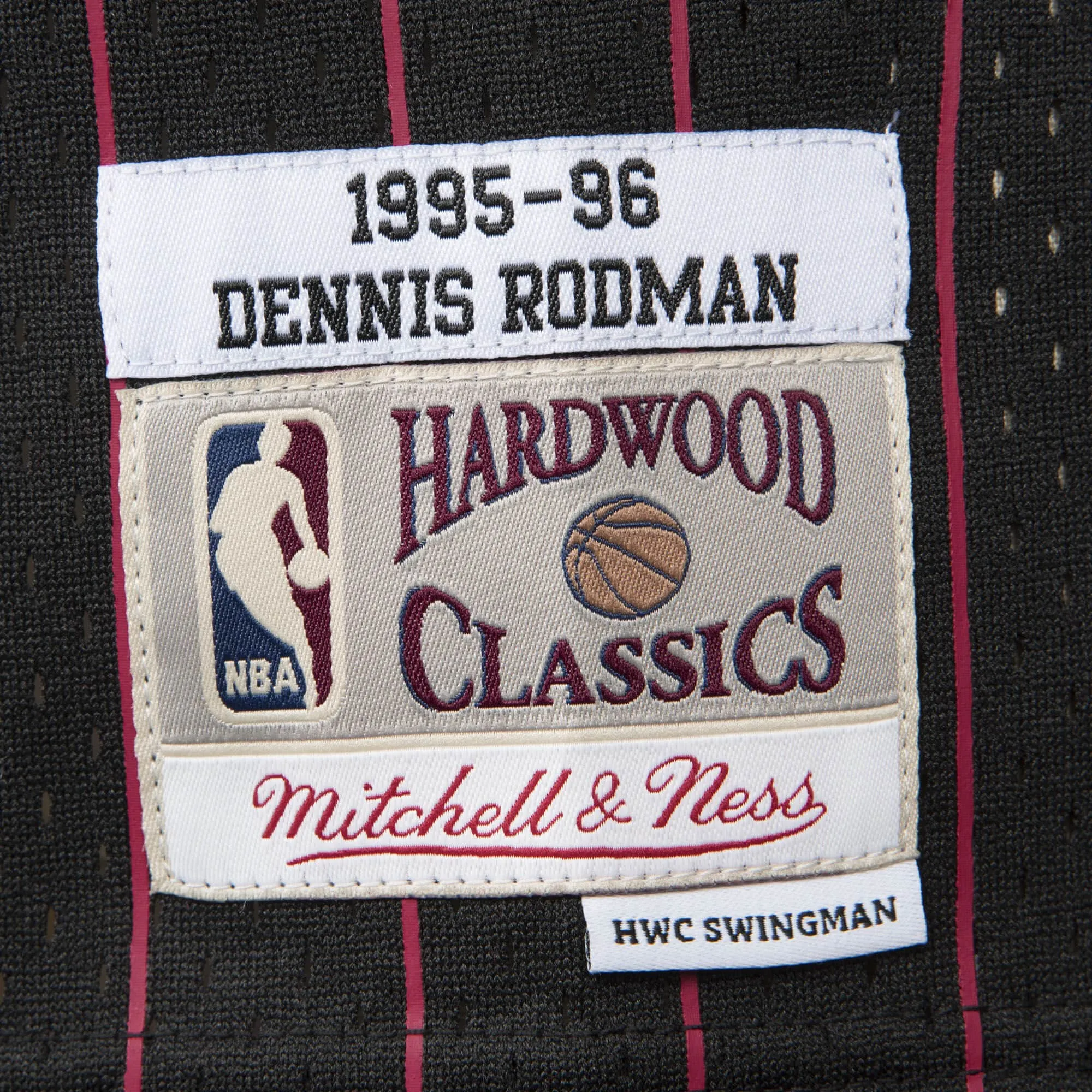 Dennis Rodman #91 Chicago Bulls 95 NBA Mitchell & Ness Swingman Trikot Pinstripe Dennis Rodman #91 Chicago Bulls 95 NBA Mitchell & Ness Swingman Trikot Pinstripe