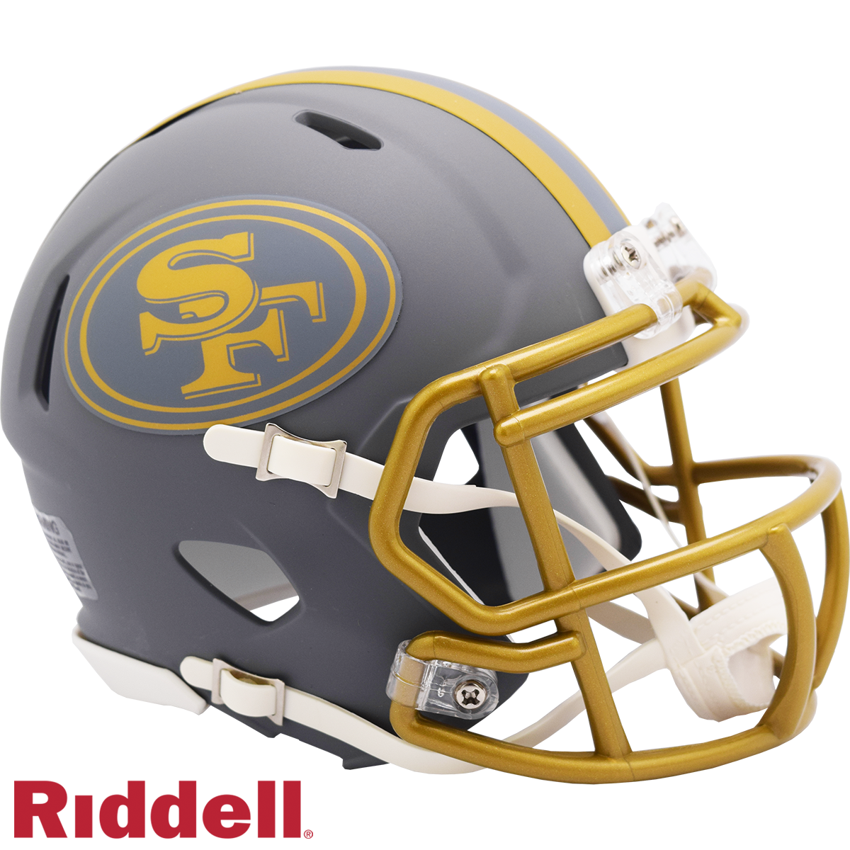San Francisco 49ers NFL Riddell Slate Speed Mini Helm