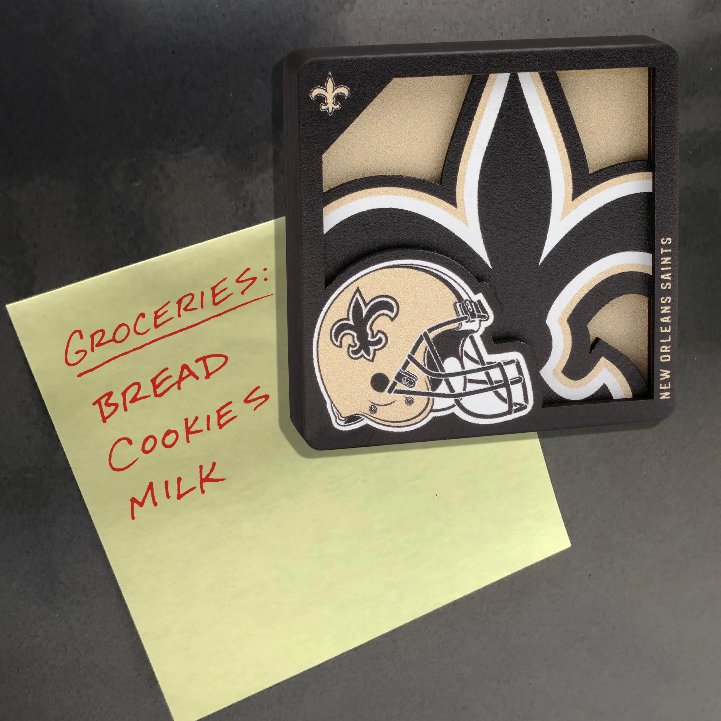New Orleans Saints NFL YouTheFan! 3D Logo Magnet