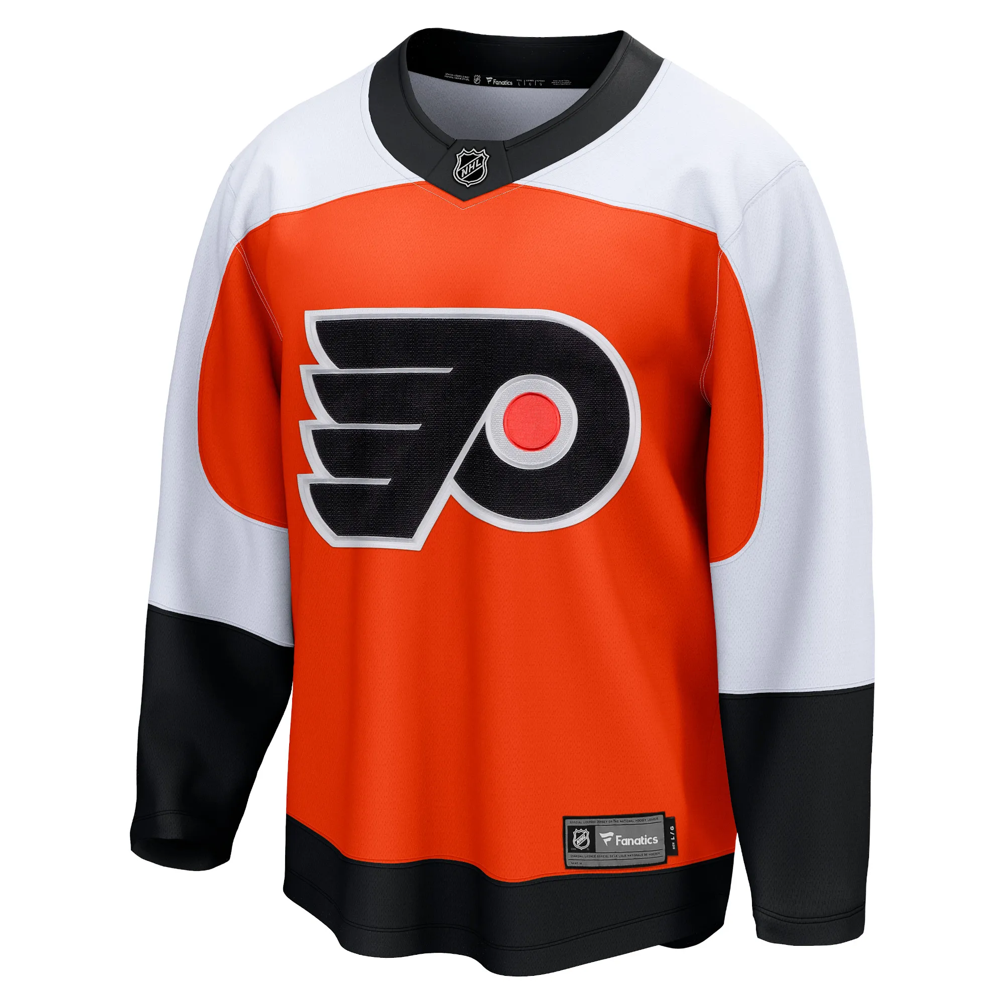 Philadelphia Flyers NHL Eishockey Fanatics Breakaway Trikot Home Orange