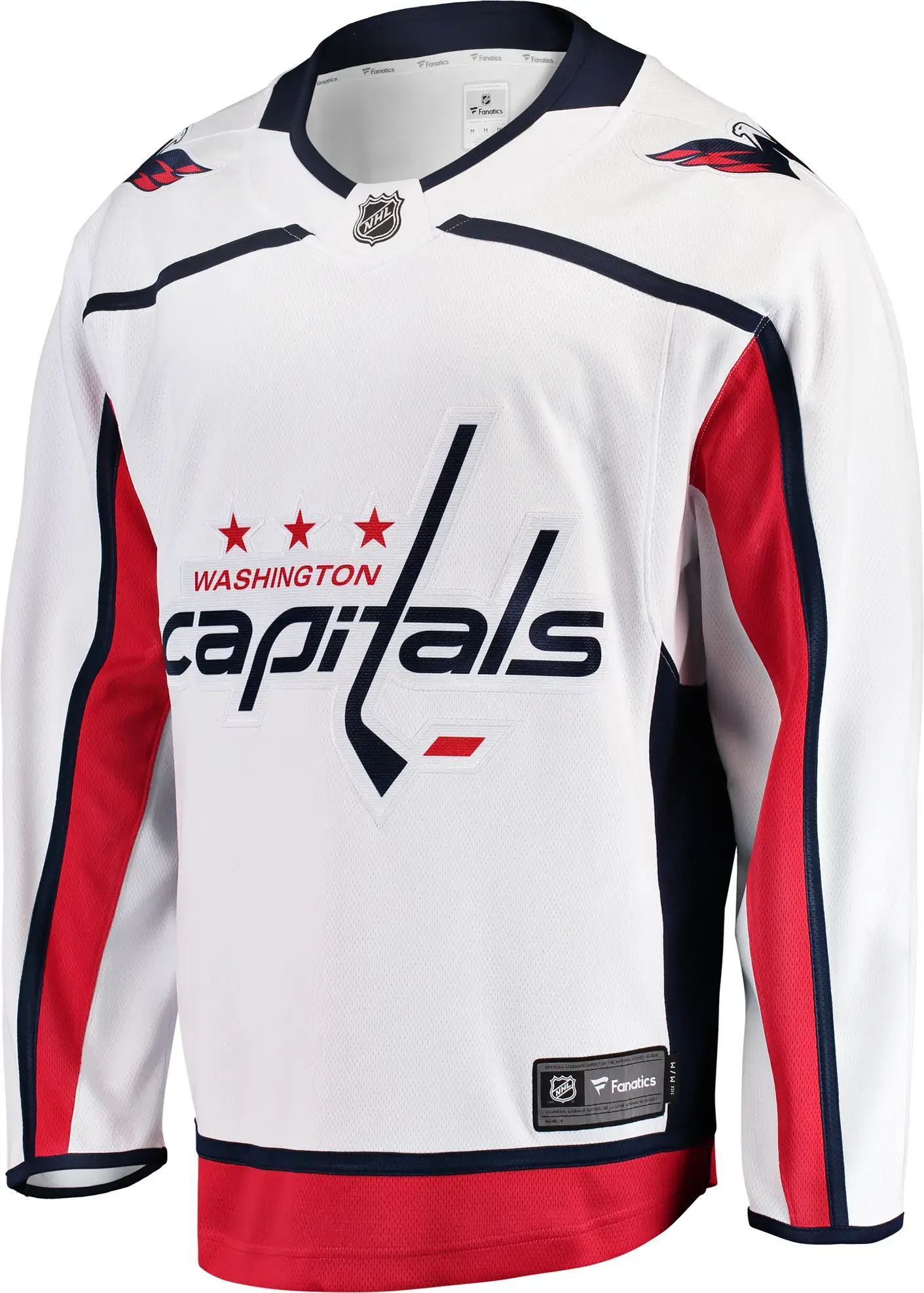 Washington Capitals NHL Eishockey Fanatics Breakaway Trikot Away Weiß