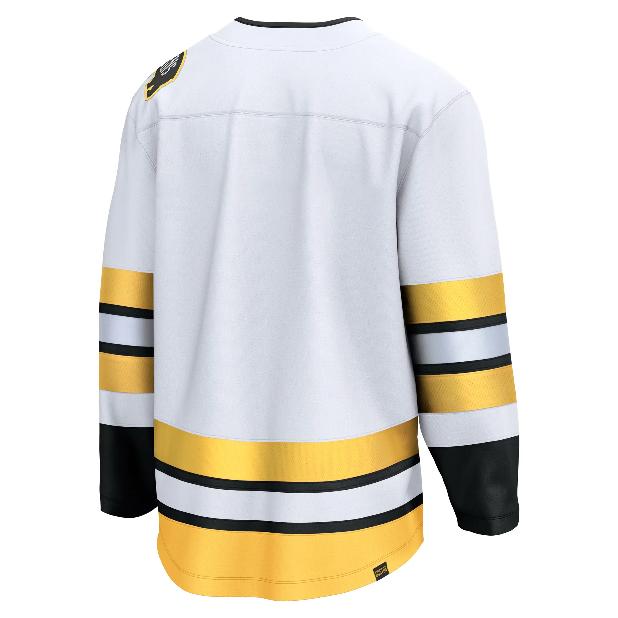 Boston Bruins NHL Eishockey Fanatics Breakaway Trikot Away Weiß
