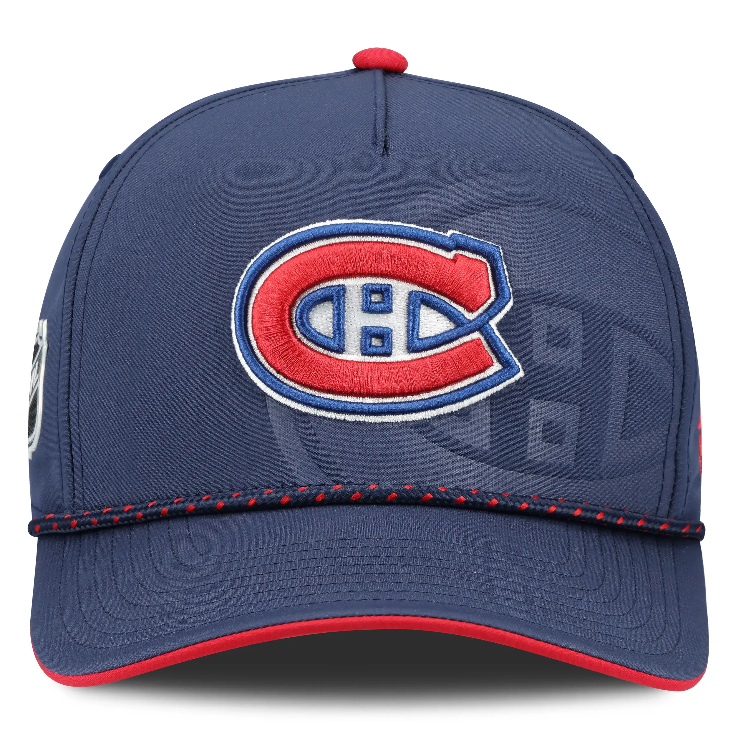 Montreal Canadiens NHL Fanatics Draft 2026 Snapback Blau / Rot