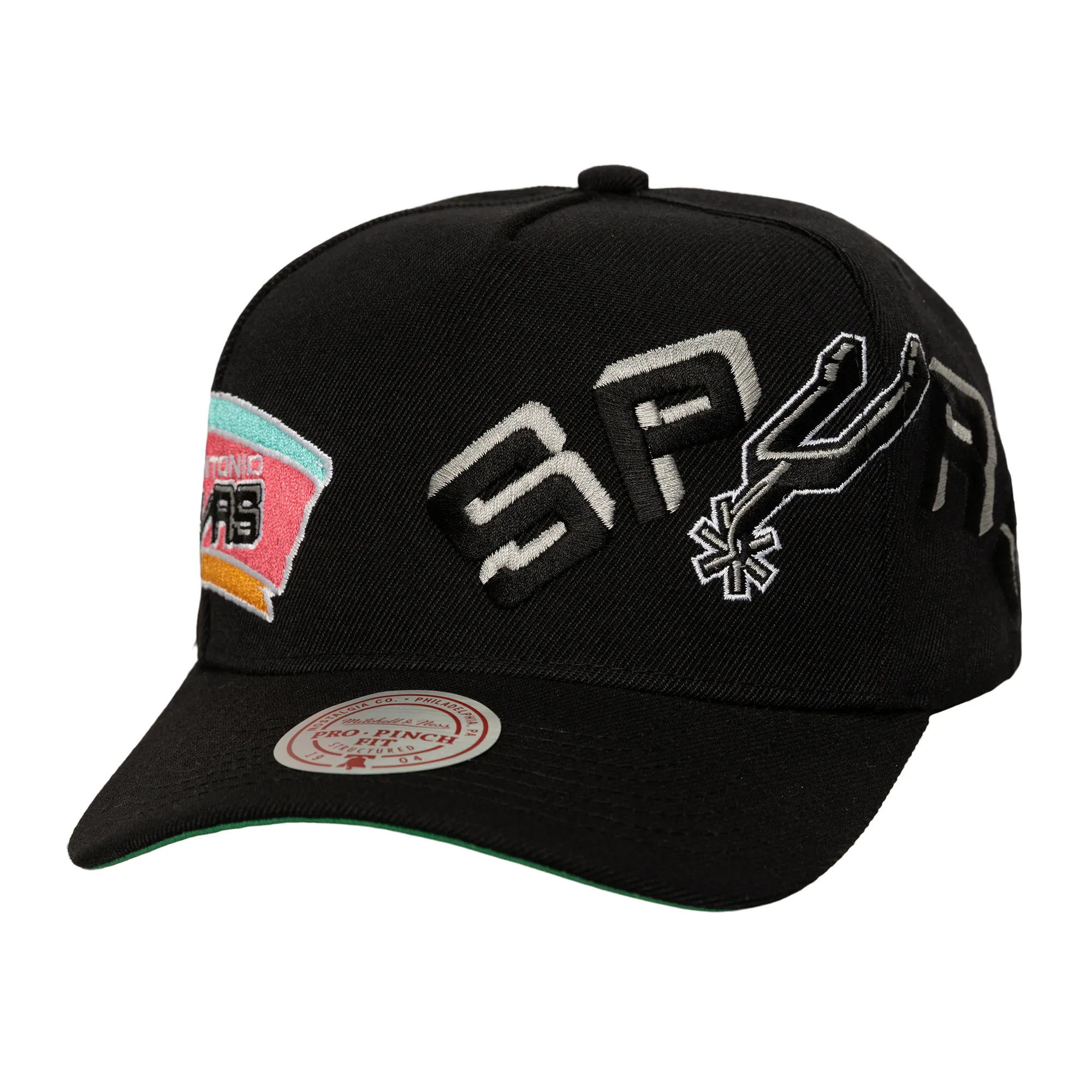 San Antonio Spurs NBA Mitchell & Ness Busted Pro Snapback
