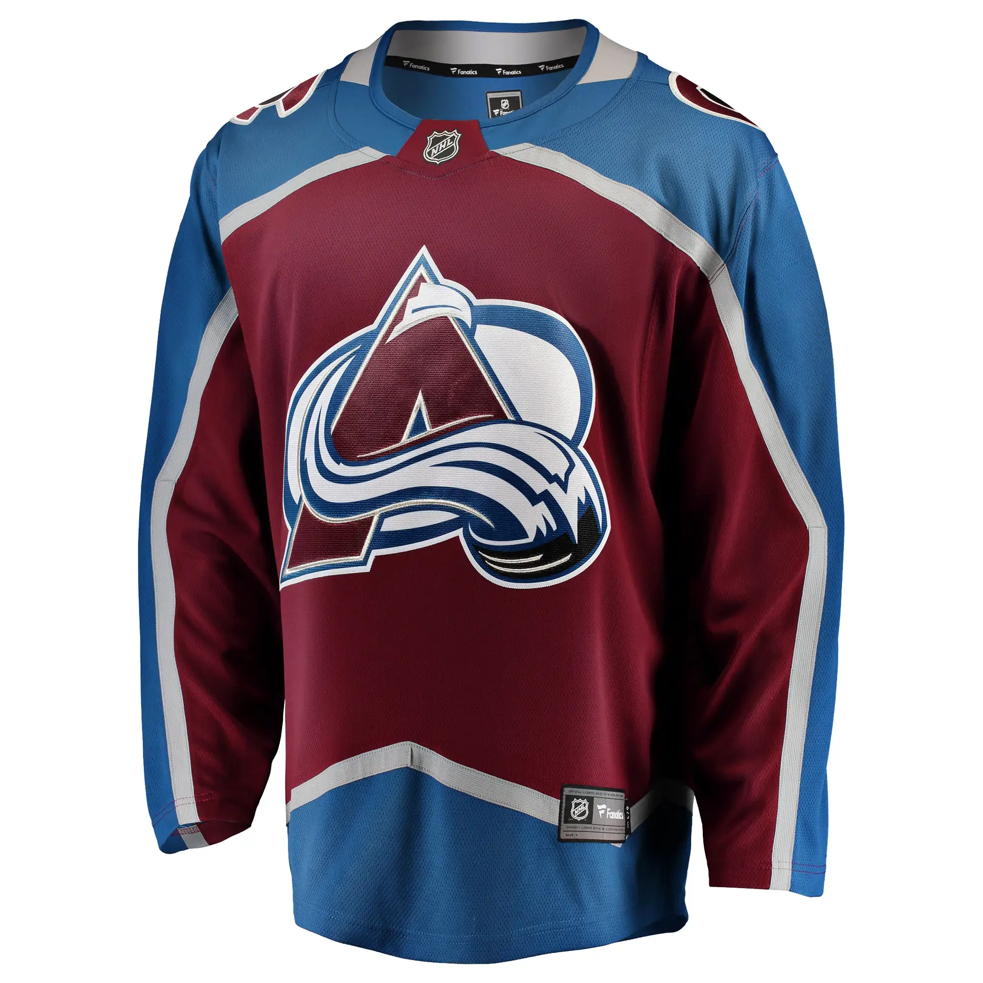 Colorado Avalanche NHL Eishockey Fanatics Breakaway Trikot Home Bordeauxrot