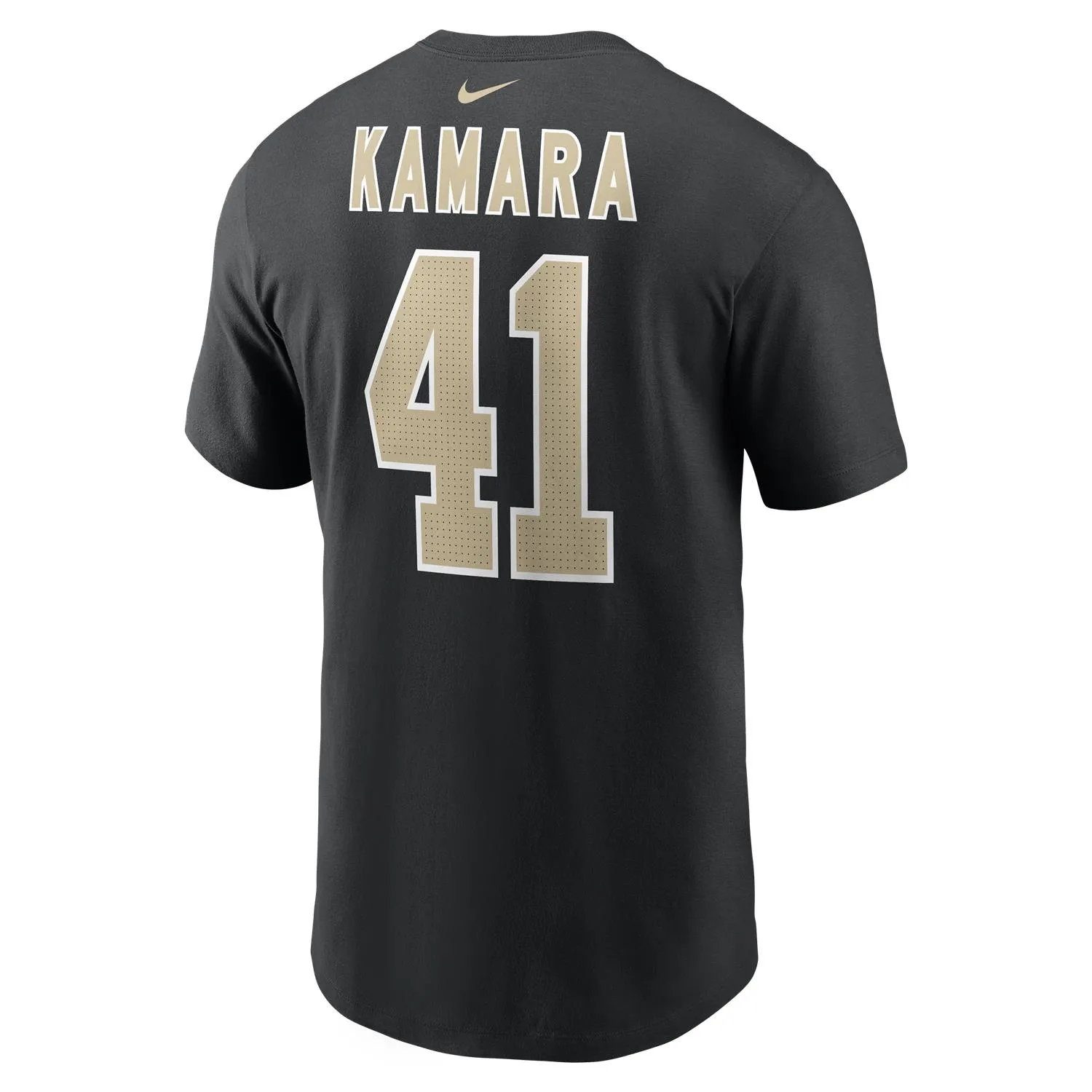 Alvin Kamara #41 New Orleans Saints NFL Nike Player T-Shirt Schwarz