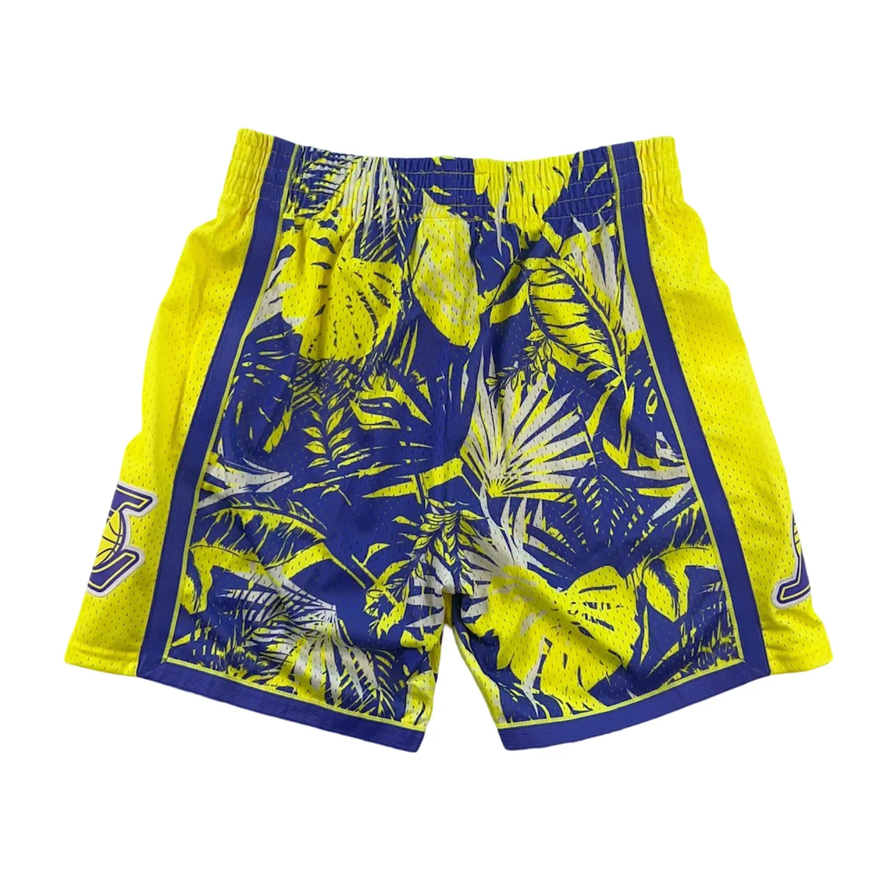 Los Angeles Lakers NBA Mitchell & Ness Neon Tropical Swingman Shorts Los Angeles Lakers NBA Mitchell & Ness Neon Tropical Swingman Shorts