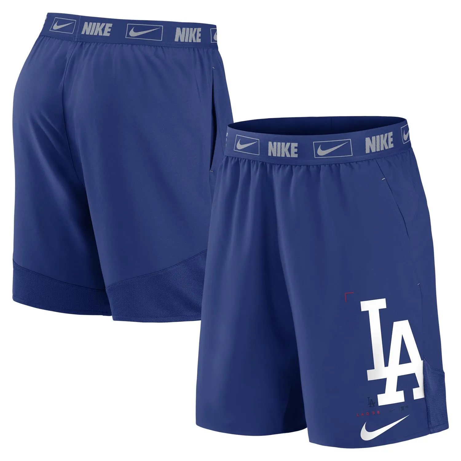 Los Angeles Dodgers MLB Nike Bold Express Woven Shorts Blau