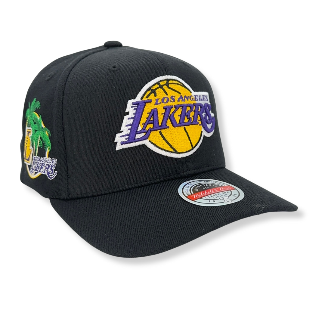 Los Angeles Lakers NBA Mitchell & Ness Custom Patch Classic Red Snapback Los Angeles Lakers NBA Mitchell & Ness Custom Patch Classic Red Snapback