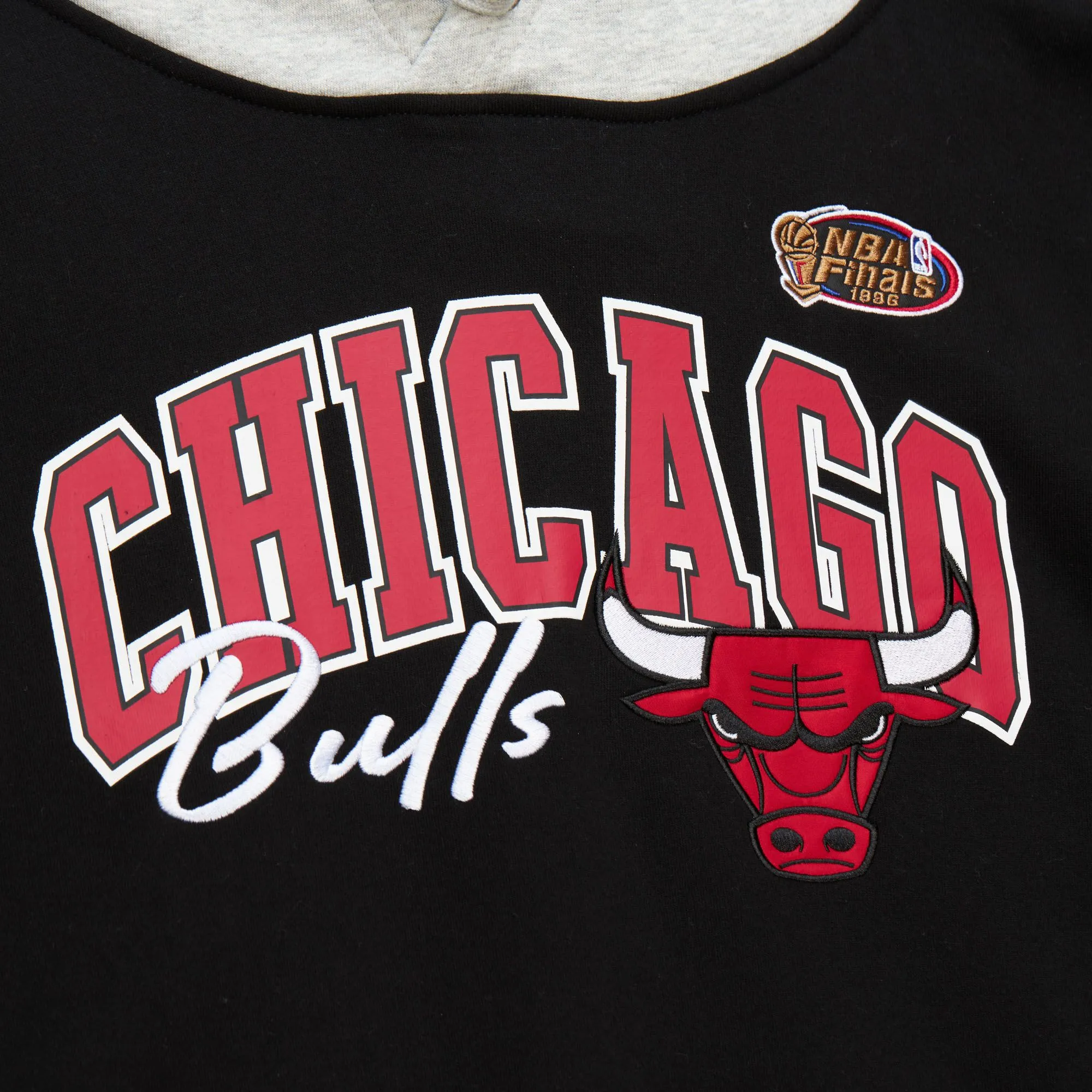 Chicago Bulls NBA Mitchell & Ness Premium Fleece Hoodie Schwarz Chicago Bulls NBA Mitchell & Ness Premium Fleece Hoodie Schwarz
