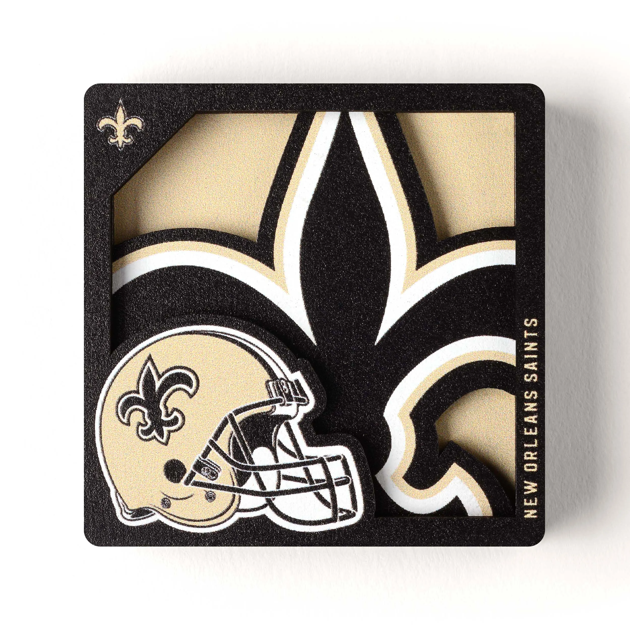 New Orleans Saints NFL YouTheFan! 3D Logo Magnet