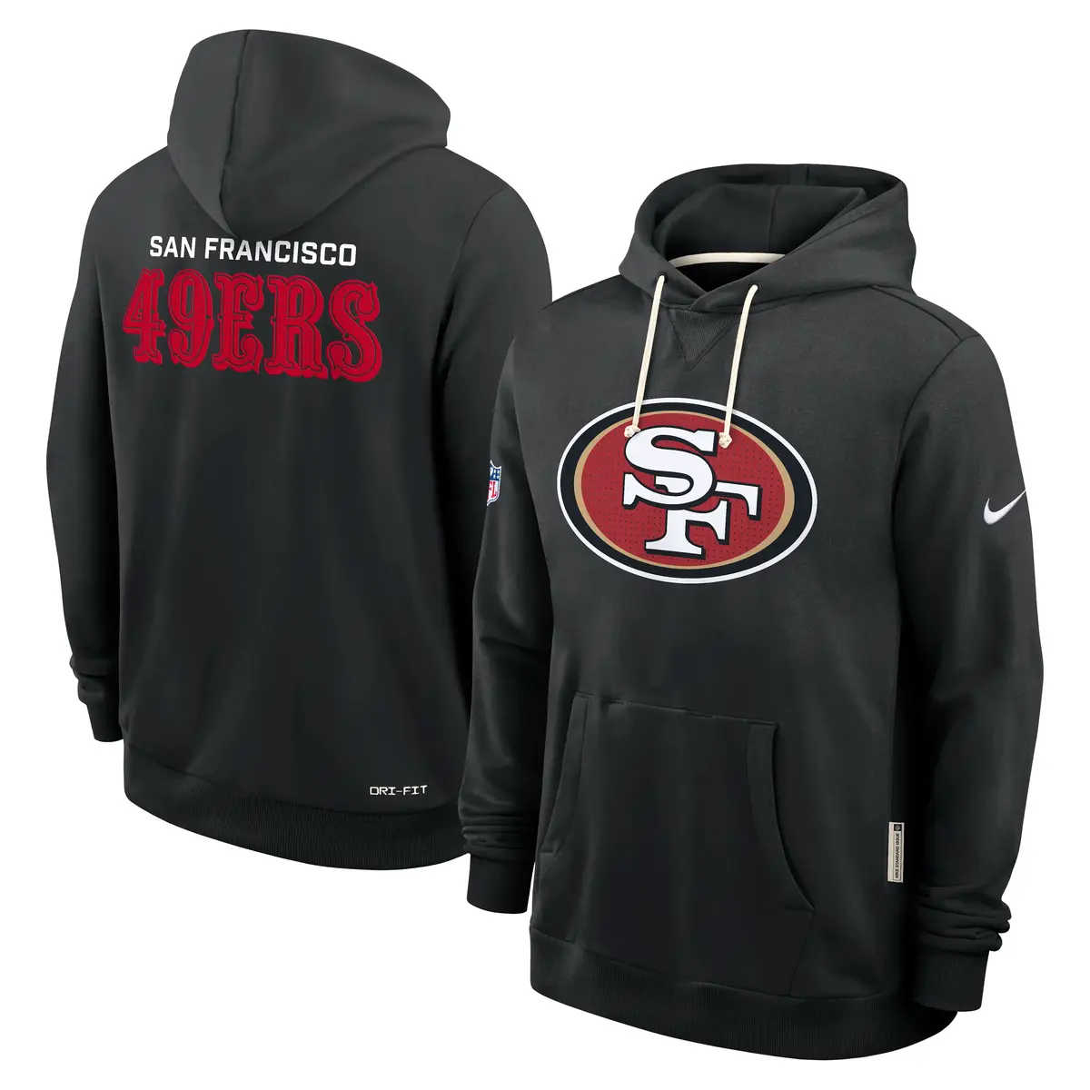 San Francisco 49ers NFL Nike Sideline 2025 Standard Issue Hoodie