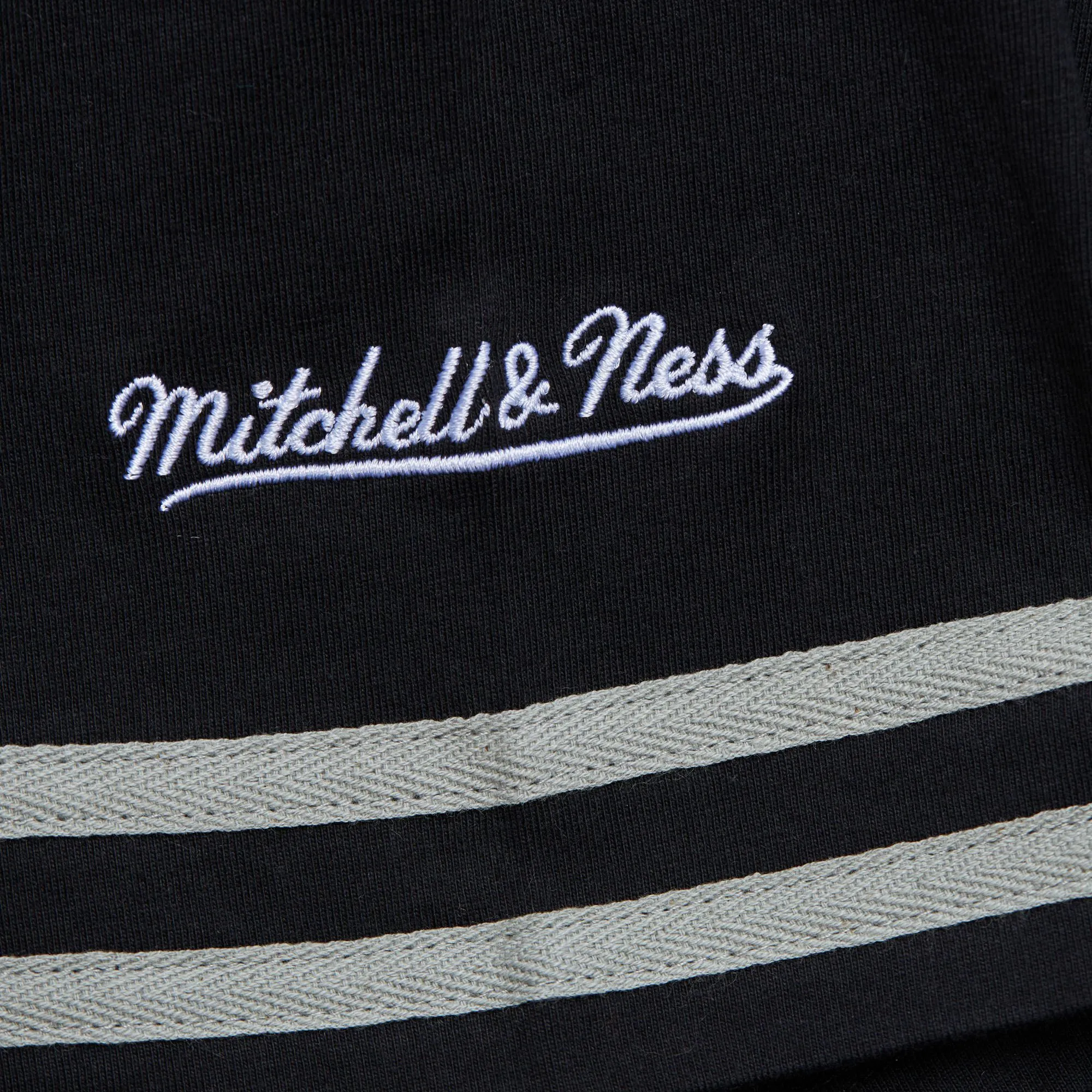 Las Vegas Raiders NFL Mitchell & Ness Fashion Cotton Button Front Trikot Schwarz