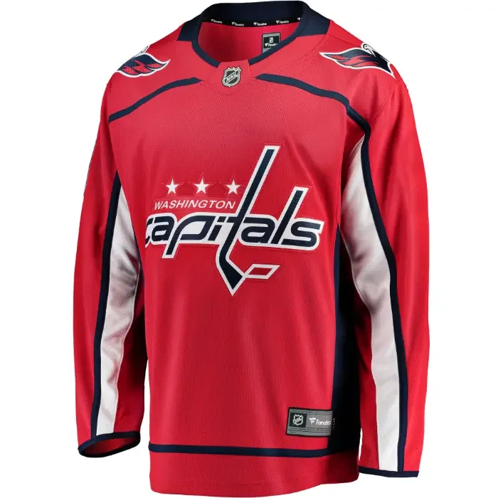 Washington Capitals NHL Eishockey Fanatics Breakaway Trikot Home Rot