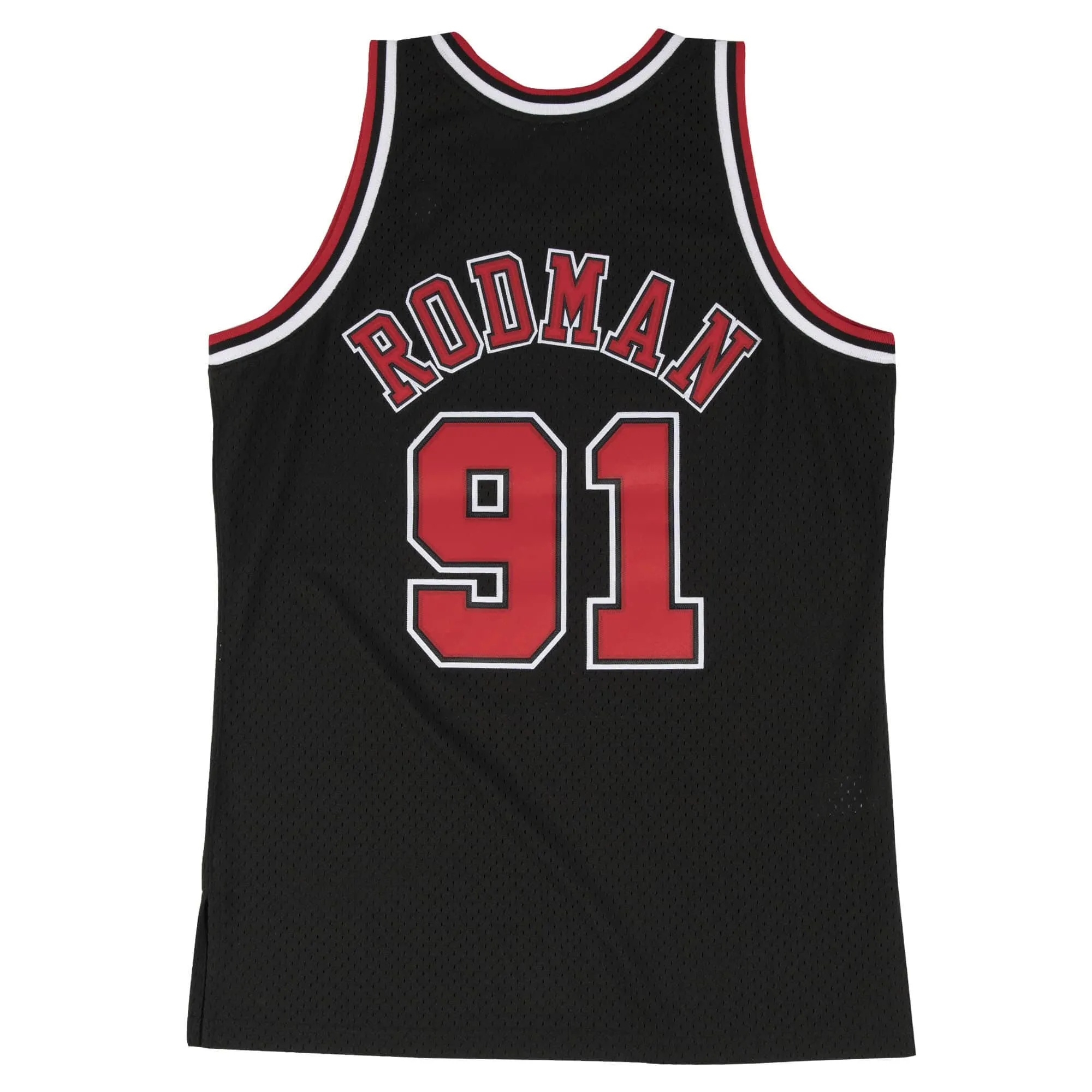 Dennis Rodman #91 Chicago Bulls 97-98 NBA Mitchell & Ness Swingman Trikot Schwarz Dennis Rodman #91 Chicago Bulls 97-98 NBA Mitchell & Ness Swingman Trikot Schwarz