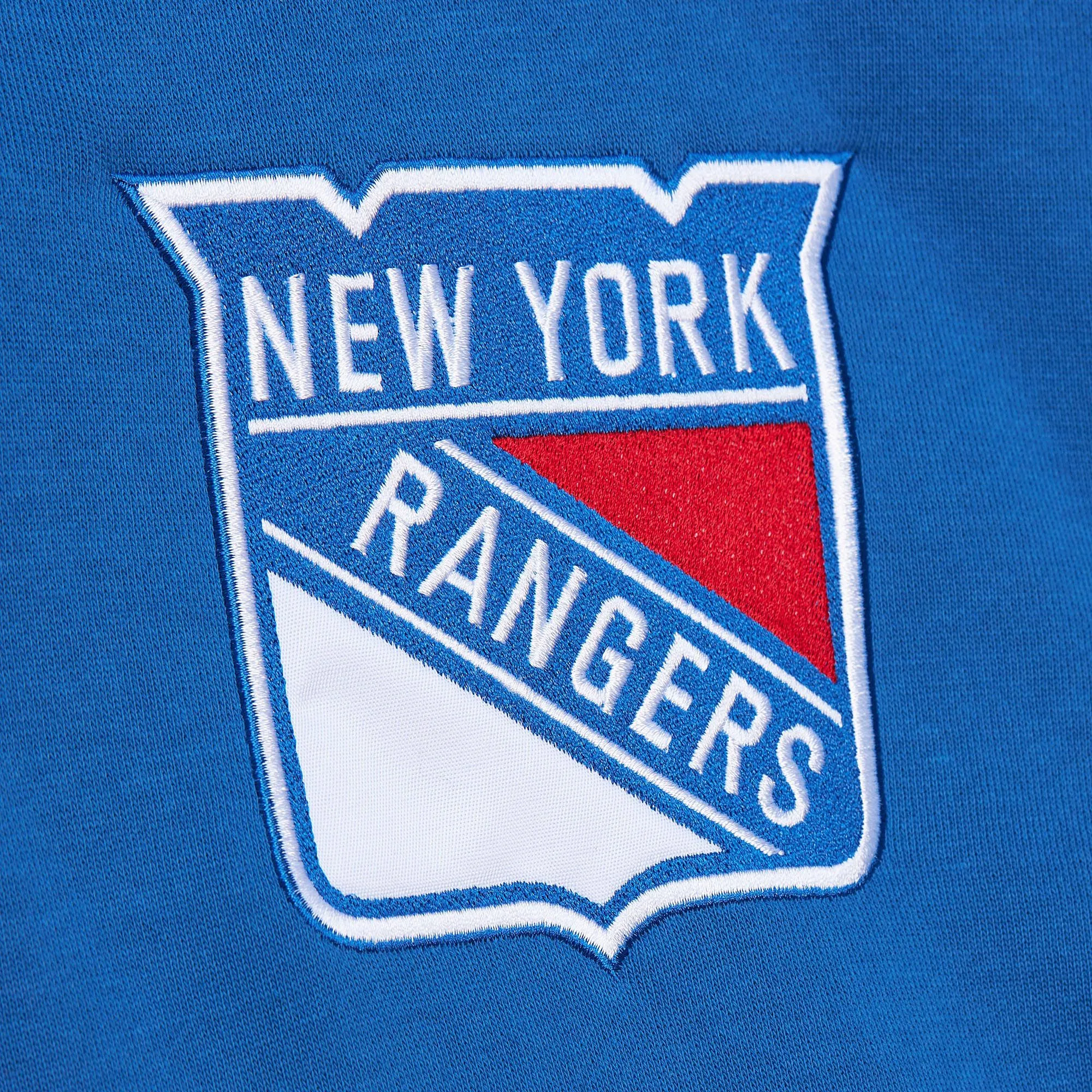 New York Rangers NHL Mitchell & Ness Team OG 2.0 Fleece Hoodie Blau