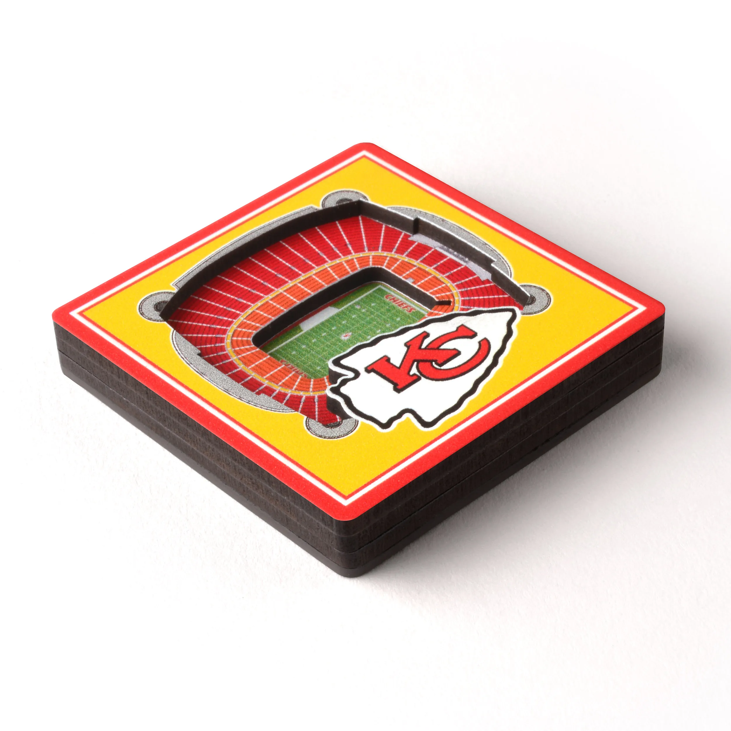 Kansas City Chiefs NFL YouTheFan! 3D StadiumView Magnet