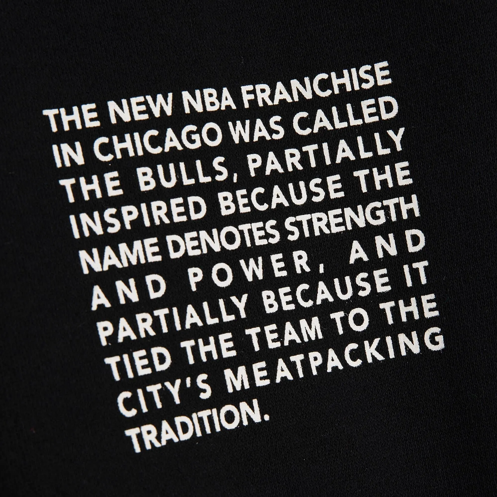 Chicago Bulls NBA Mitchell & Ness Team Origins Fleece Hoodie Schwarz Chicago Bulls NBA Mitchell & Ness Team Origins Fleece Hoodie Schwarz