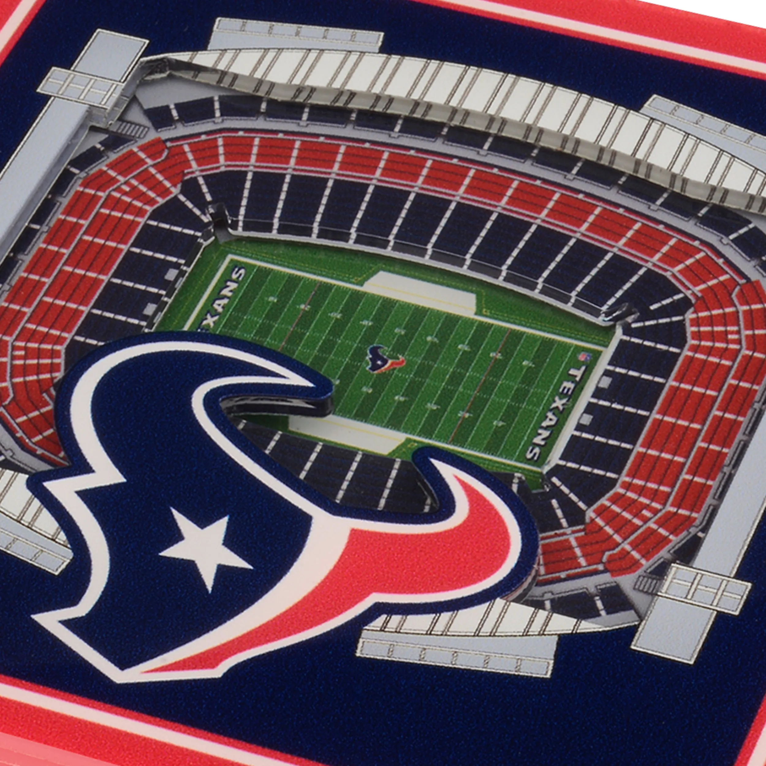 Houston Texans 3D Stadium View NFL Untersetzer-Set (2 Stk.)