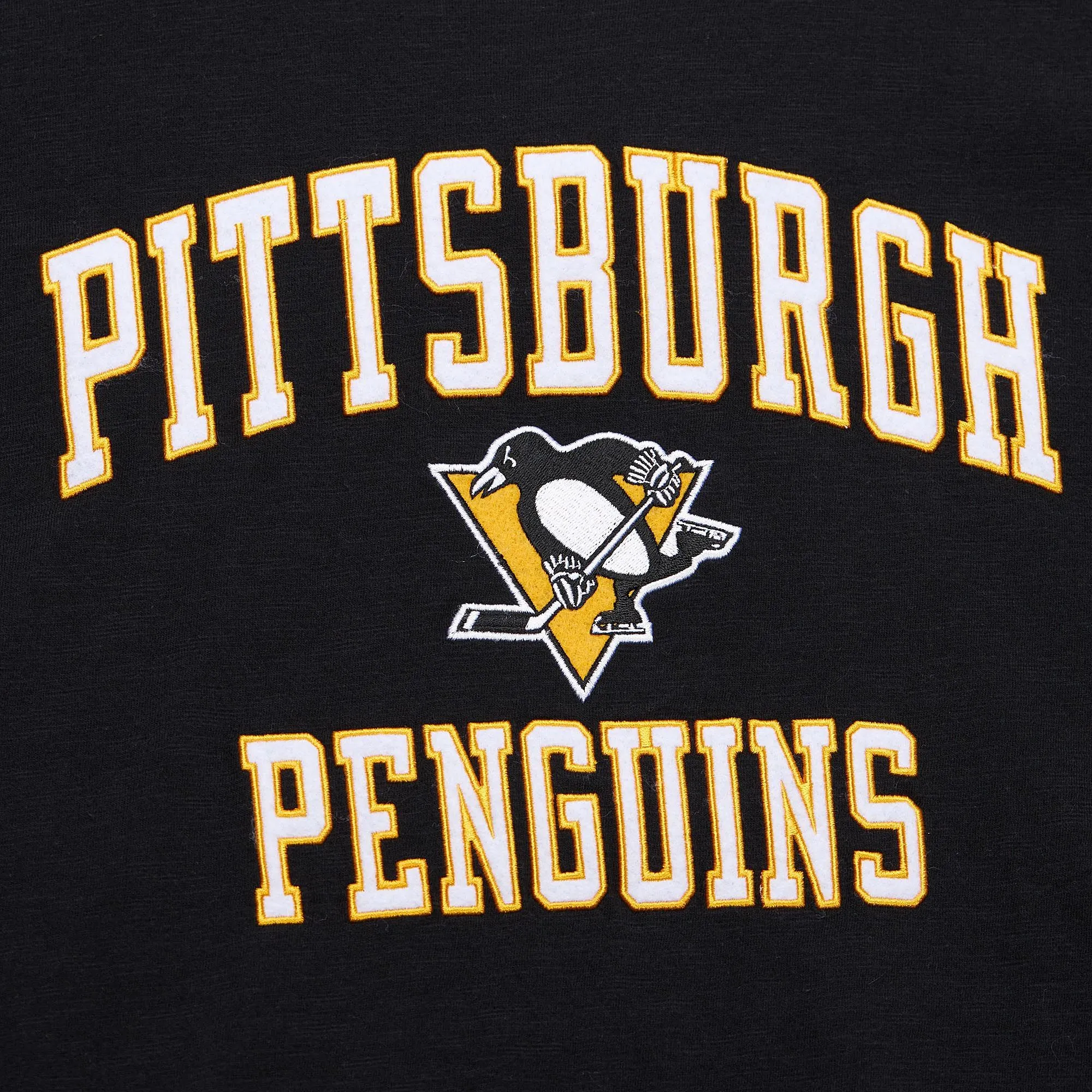 Pittsburgh Penguins NHL Mitchell & Ness Legendary Slub 2.0 T-Shirt Schwarz