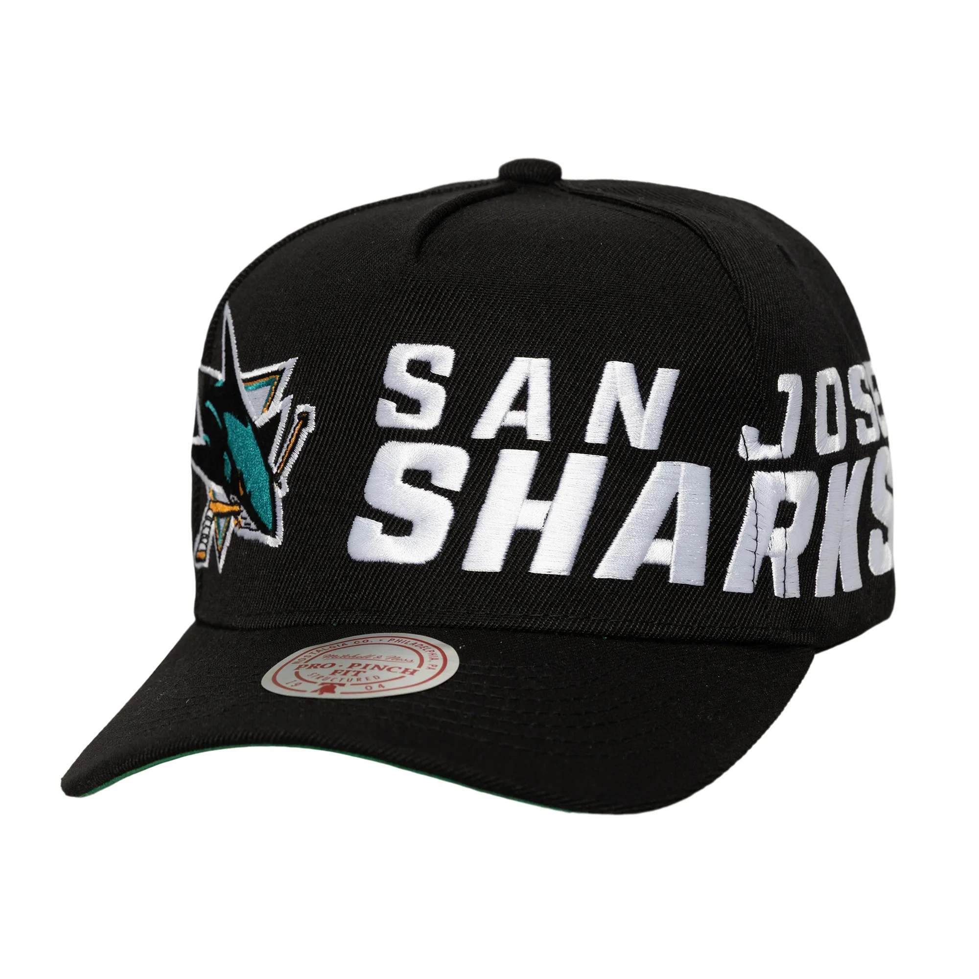 San Jose Sharks NHL Mitchell & Ness Busted Pro Snapback