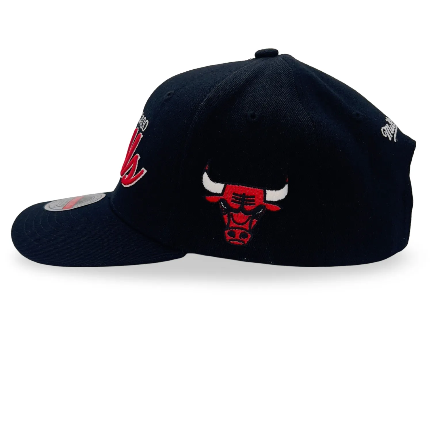Chicago Bulls NBA Mitchell & Ness Team Script 2.0 Stretch Snapback Chicago Bulls NBA Mitchell & Ness Team Script 2.0 Stretch Snapback