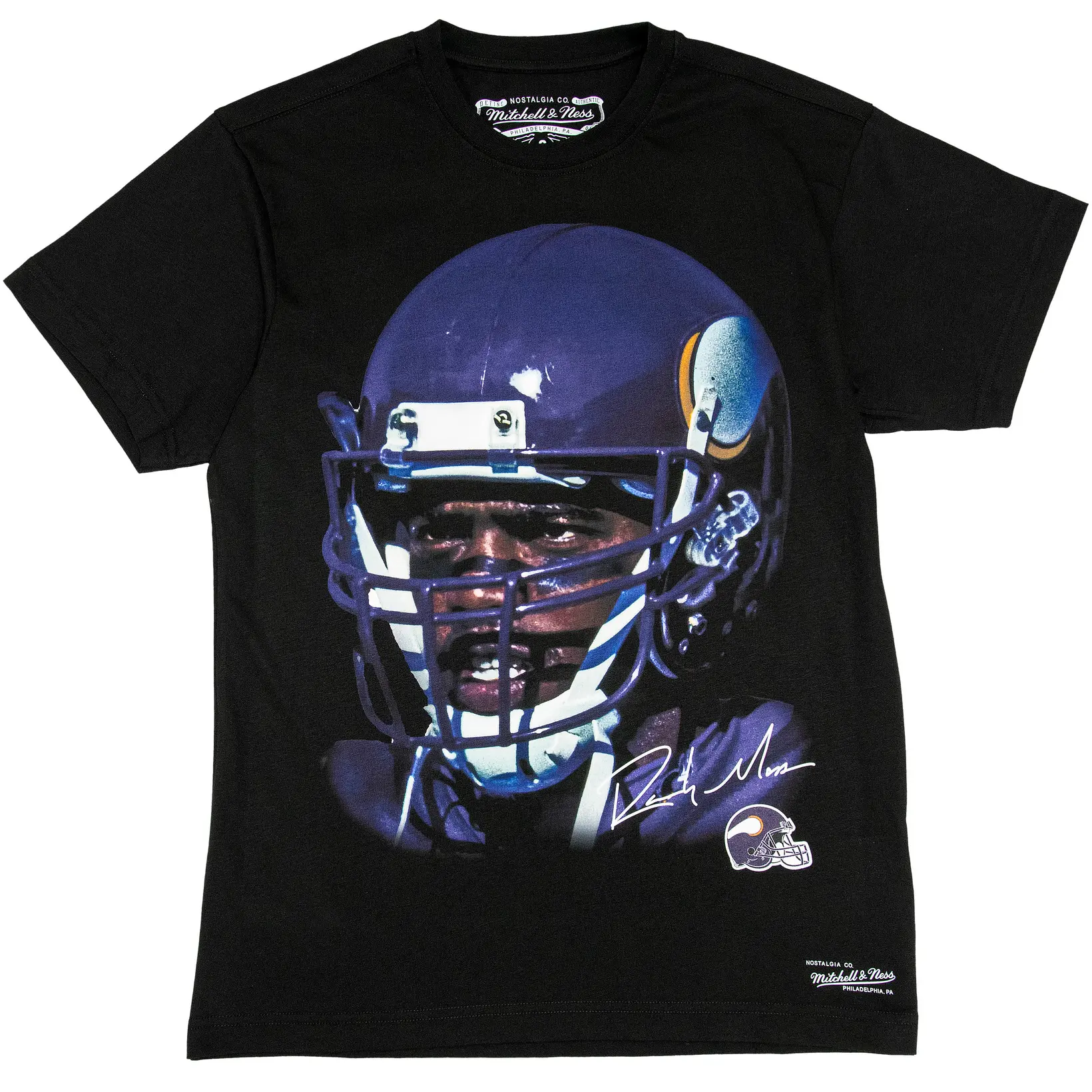 Randy Moss Minnesota Vikings NFL Mitchell & Ness Big Face T-Shirt