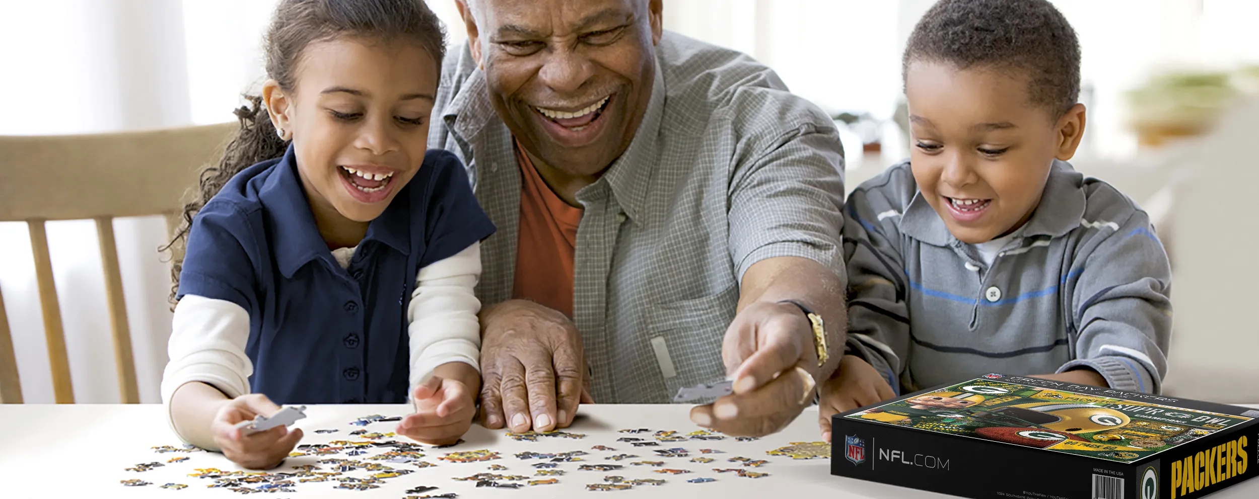 Green Bay Packers NFL YouTheFan! Retro Series Puzzle