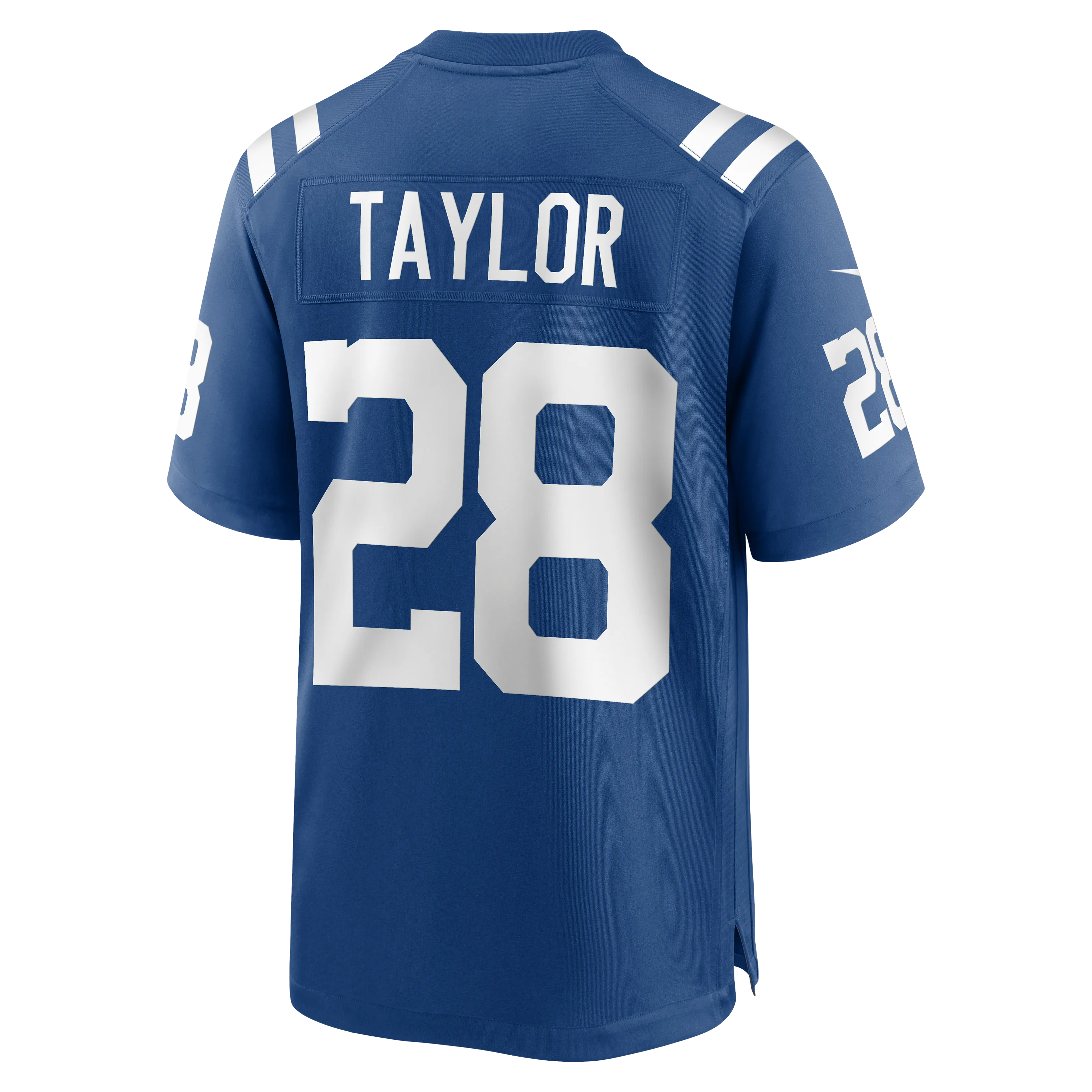 Jonathan Taylor #28 Indianapolis Colts NFL Football Nike Game Trikot Blau
