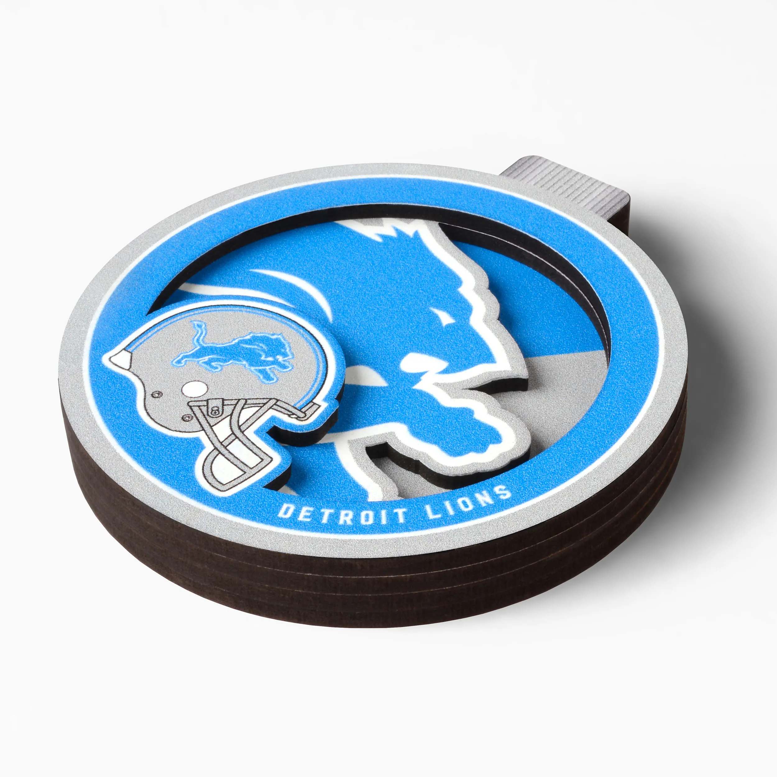 Detroit Lions NFL YouTheFan! 3D Logo Baumschmuck