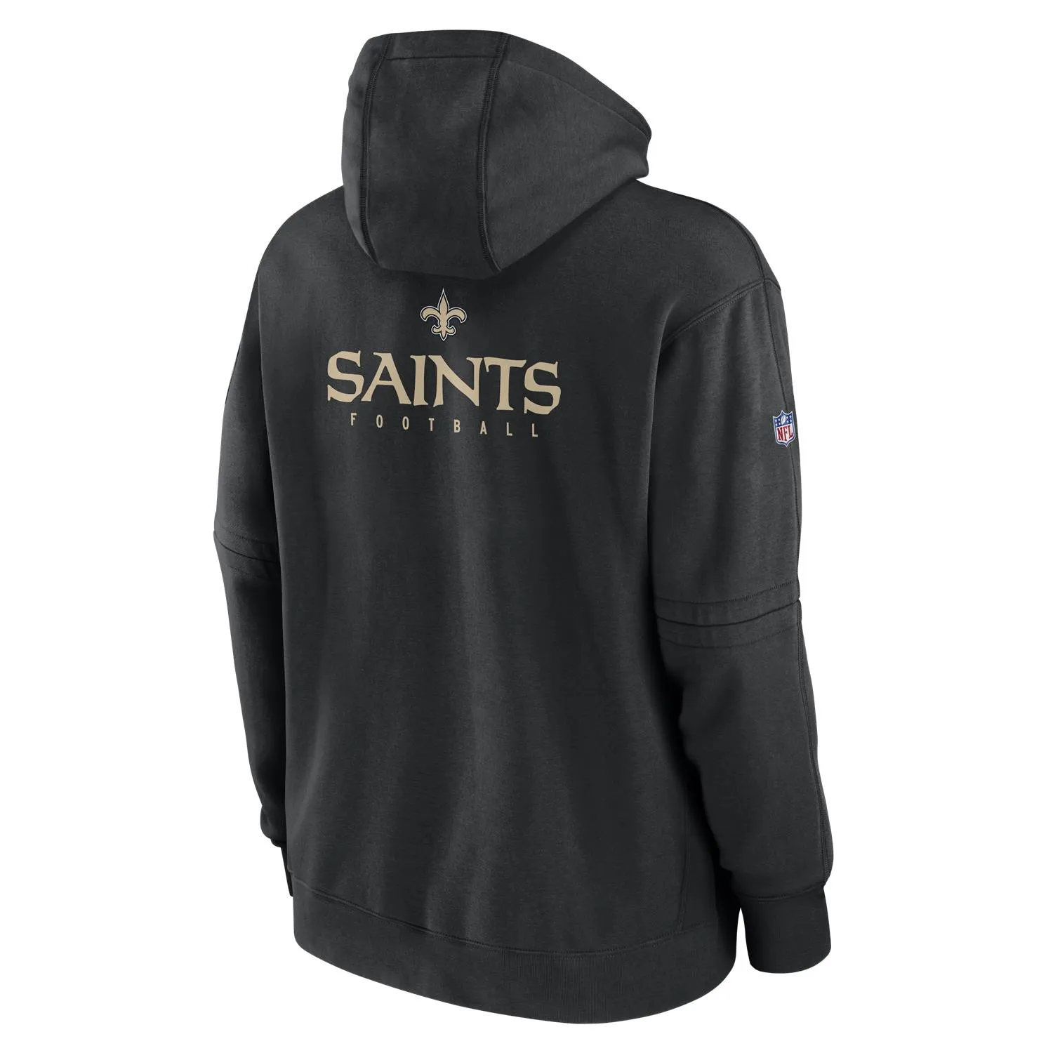 New Orleans Saints NFL Nike Sideline 2023 Club Hoodie Schwarz