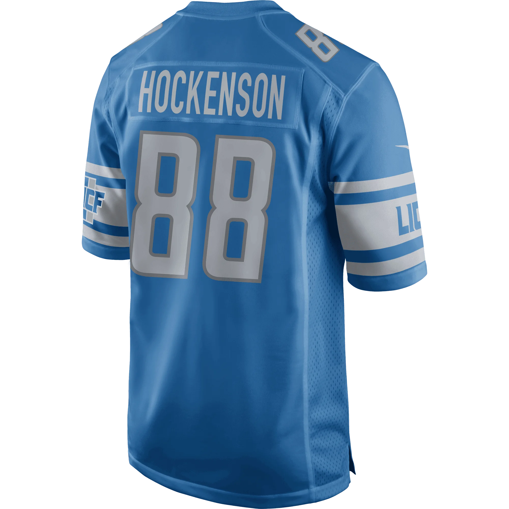 T.J. Hockenson #88 Detroit Lions NFL Football Nike Game Trikot Blau