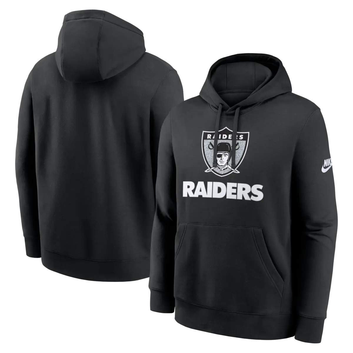 Las Vegas Raiders NFL Nike Rewind Club Hoodie