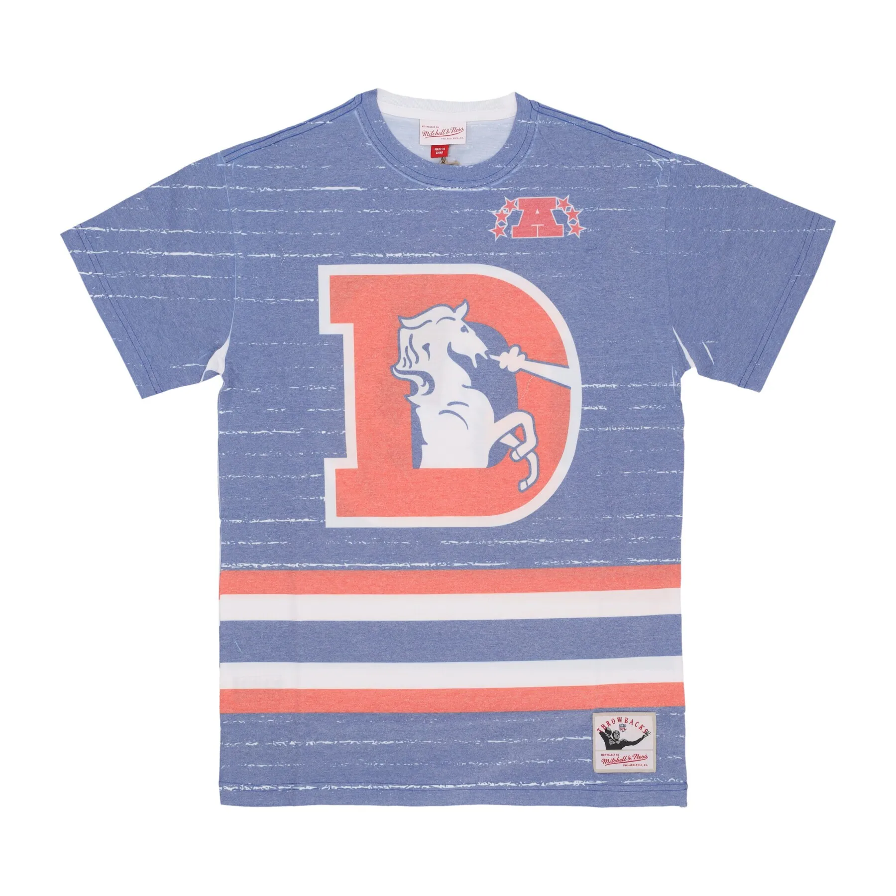 Denver Broncos NFL Mitchell & Ness Jumbotron 3.0 Sublimated T-Shirt