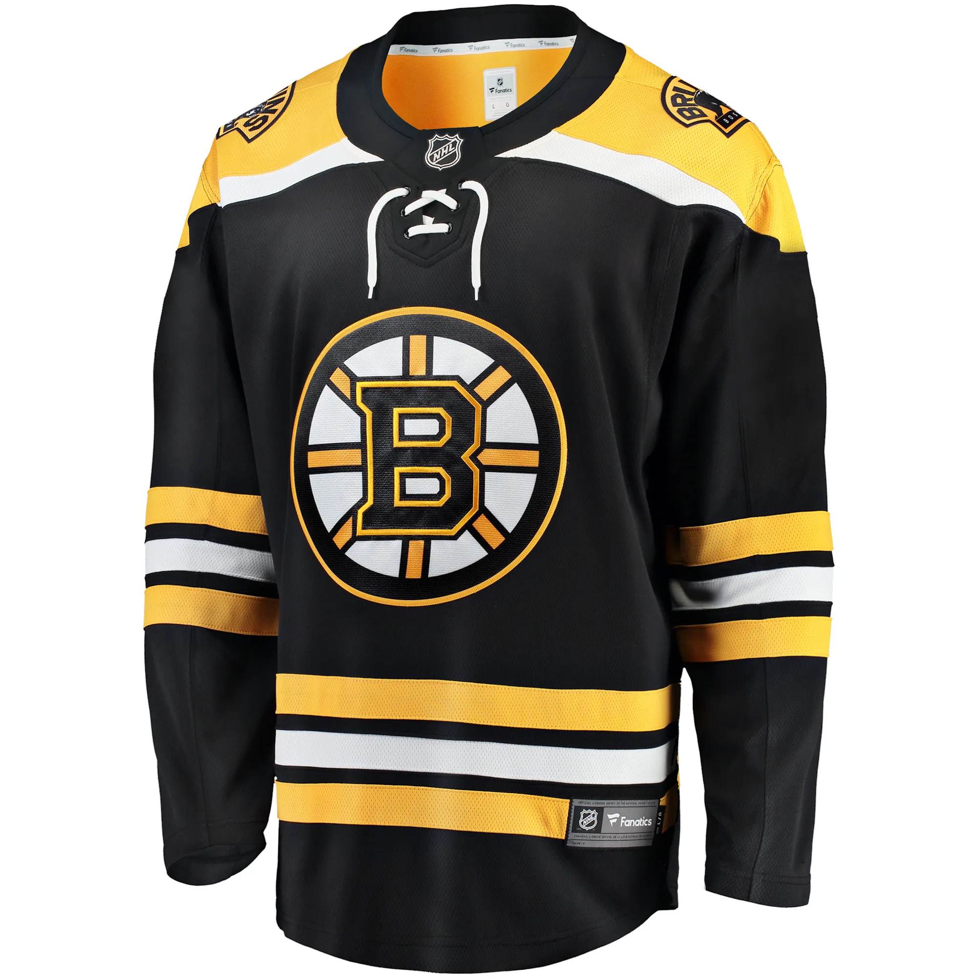 Boston Bruins NHL Eishockey Fanatics Breakaway Trikot Home Schwarz
