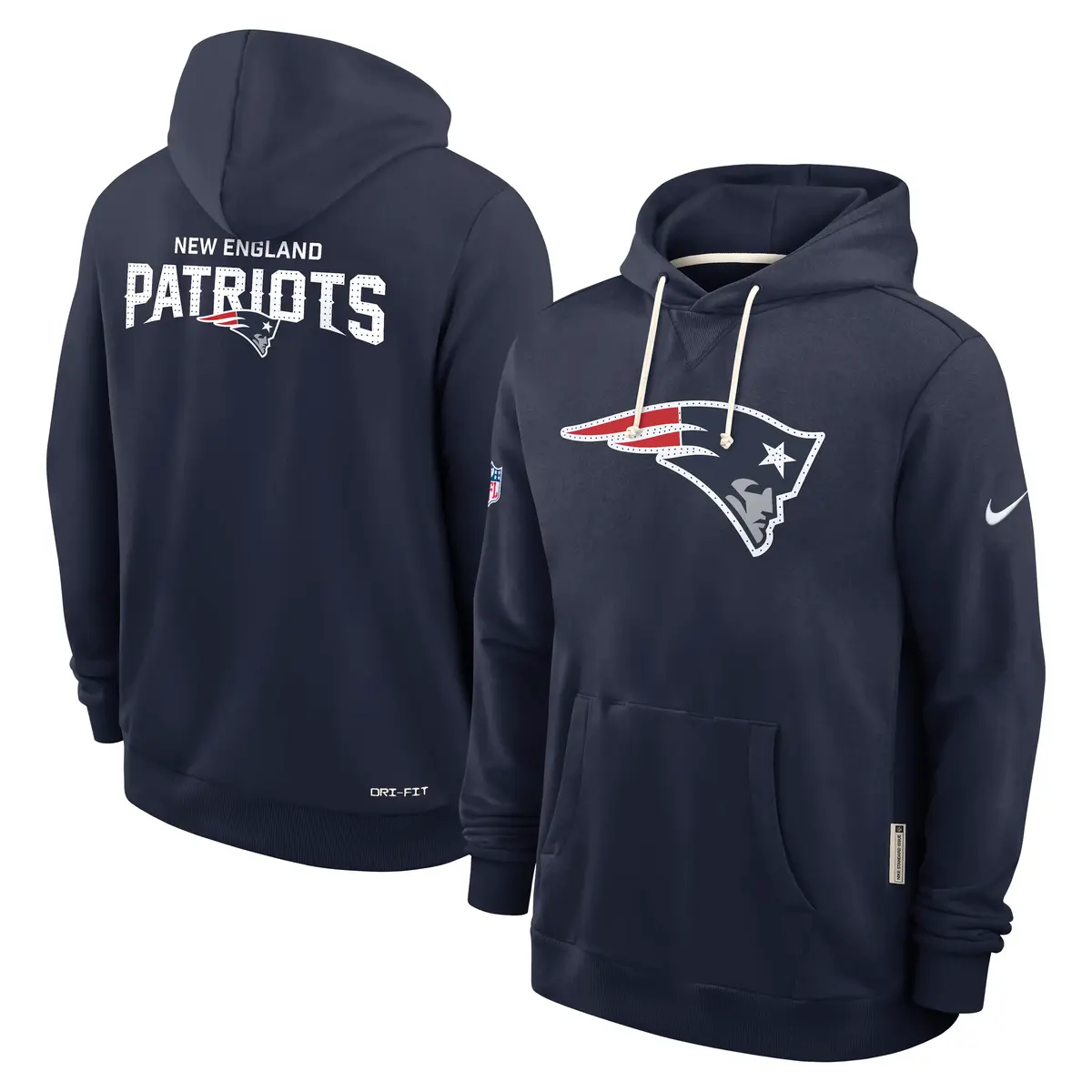 New England Patriots NFL Nike Sideline 2025 Standard Issue Hoodie
