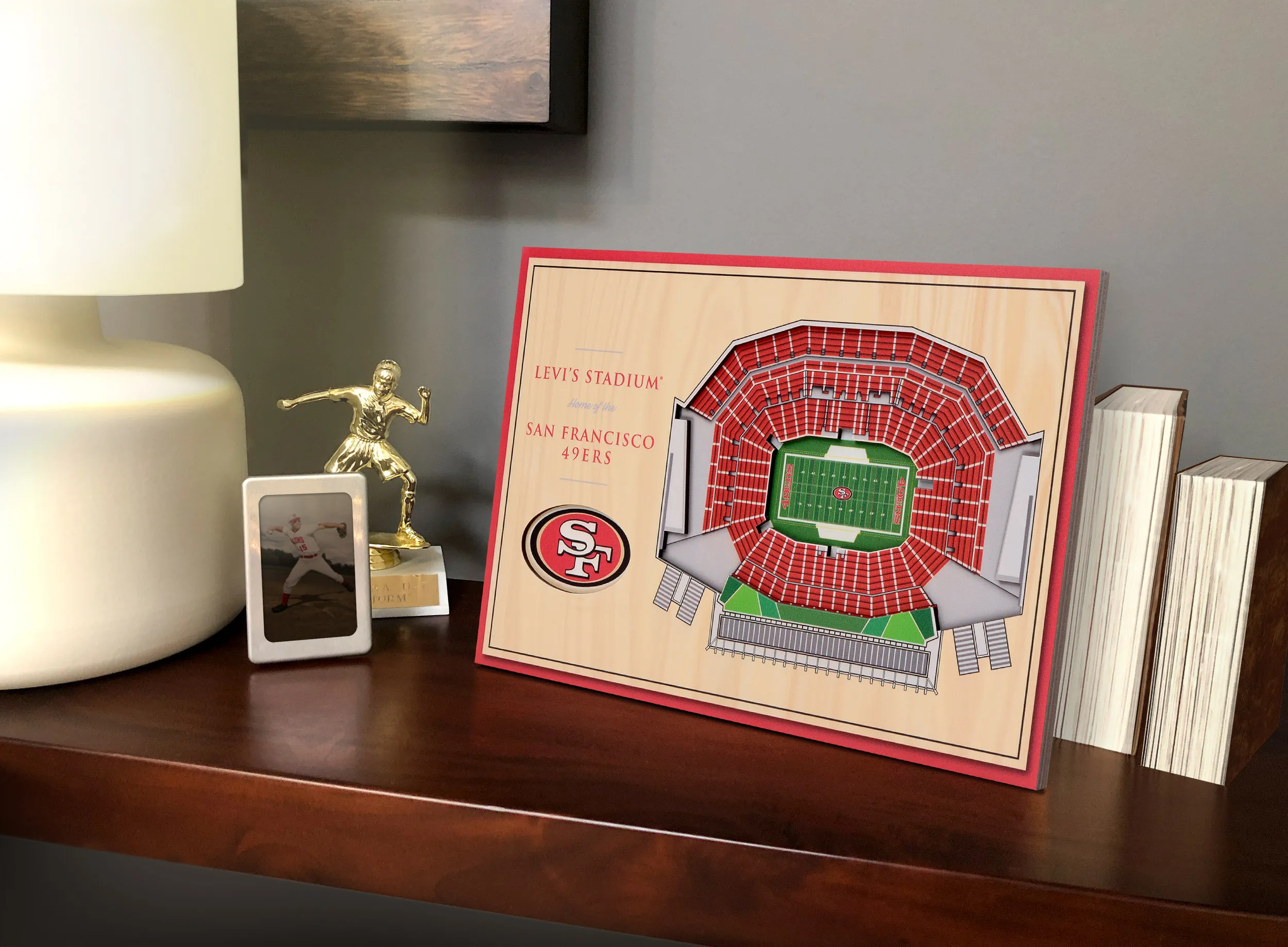 San Francisco 49ers NFL YouTheFan! 3D Stadium View Desktop Schild