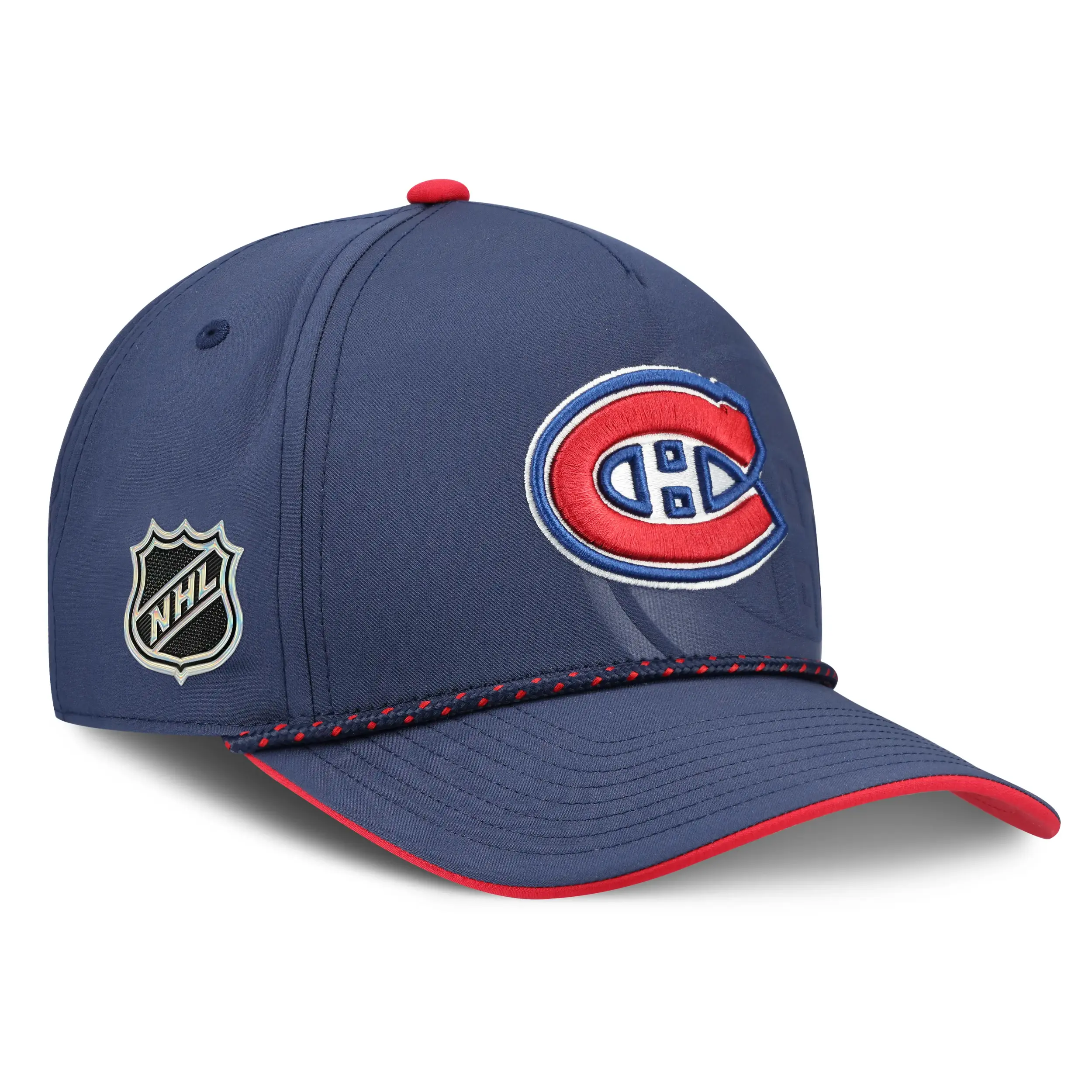 Montreal Canadiens NHL Fanatics Draft 2026 Snapback Blau / Rot