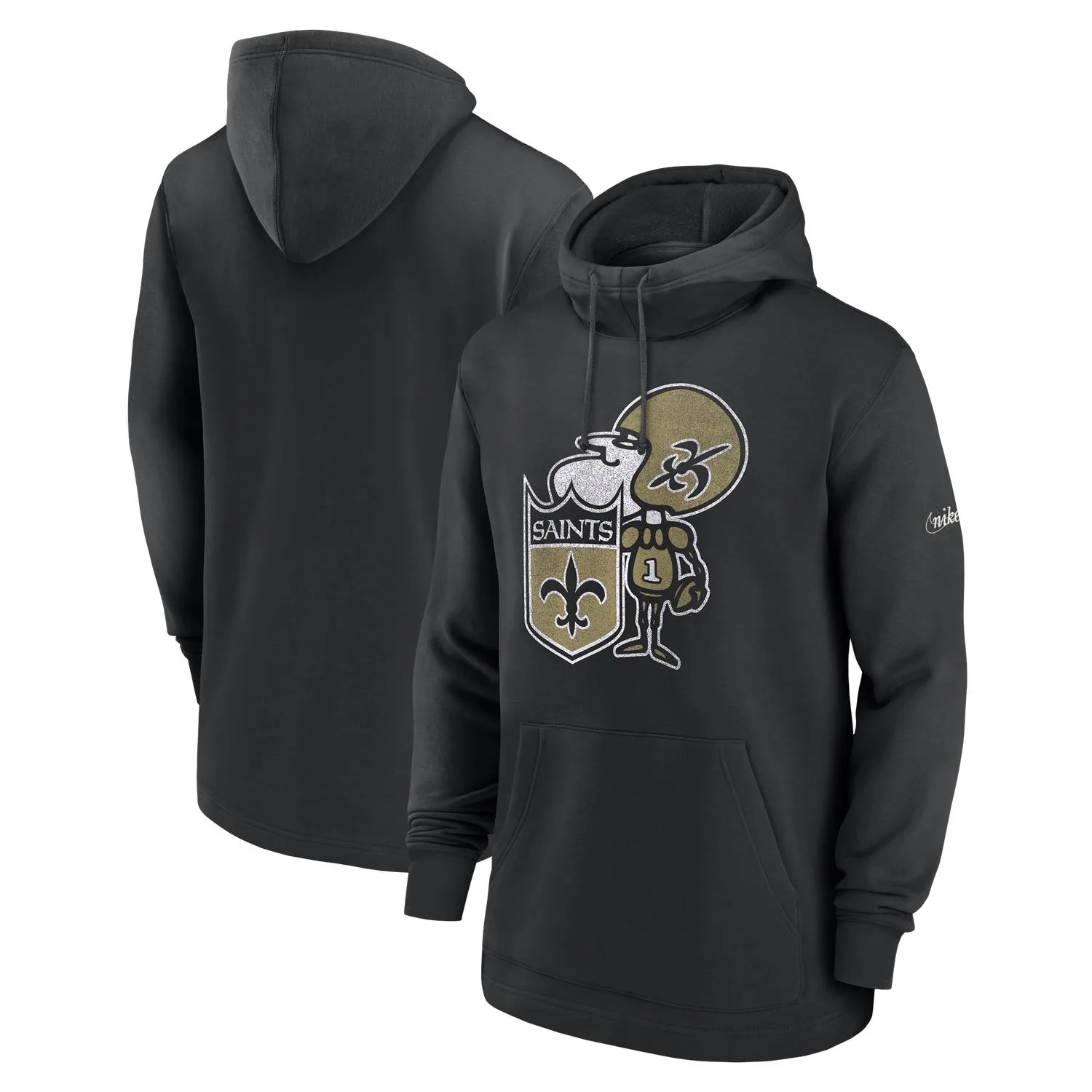New Orleans Saints NFL Nike Classic Throwback Fleece Hoodie