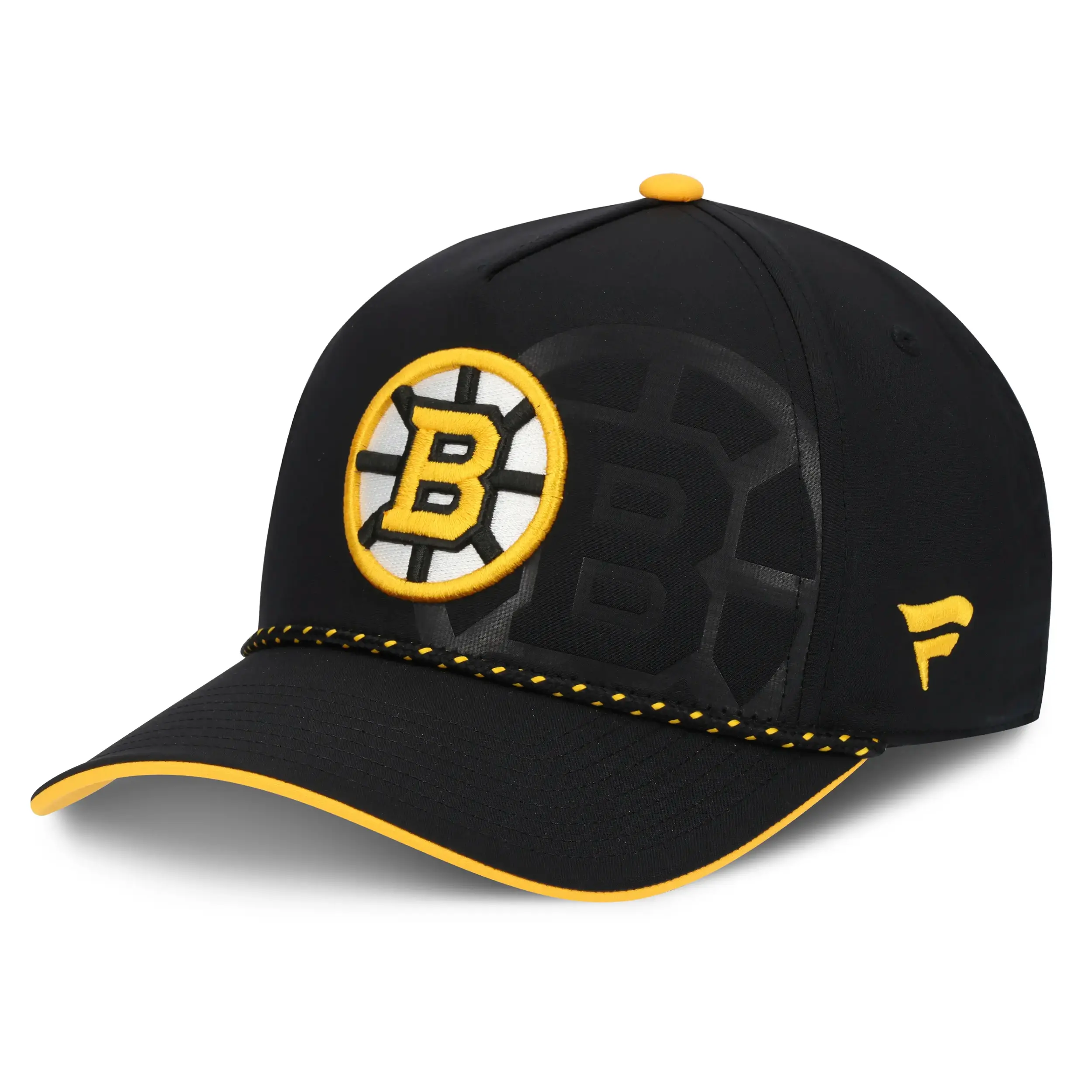 Boston Bruins NHL Fanatics Draft 2026 Snapback Schwarz / Gelbgold