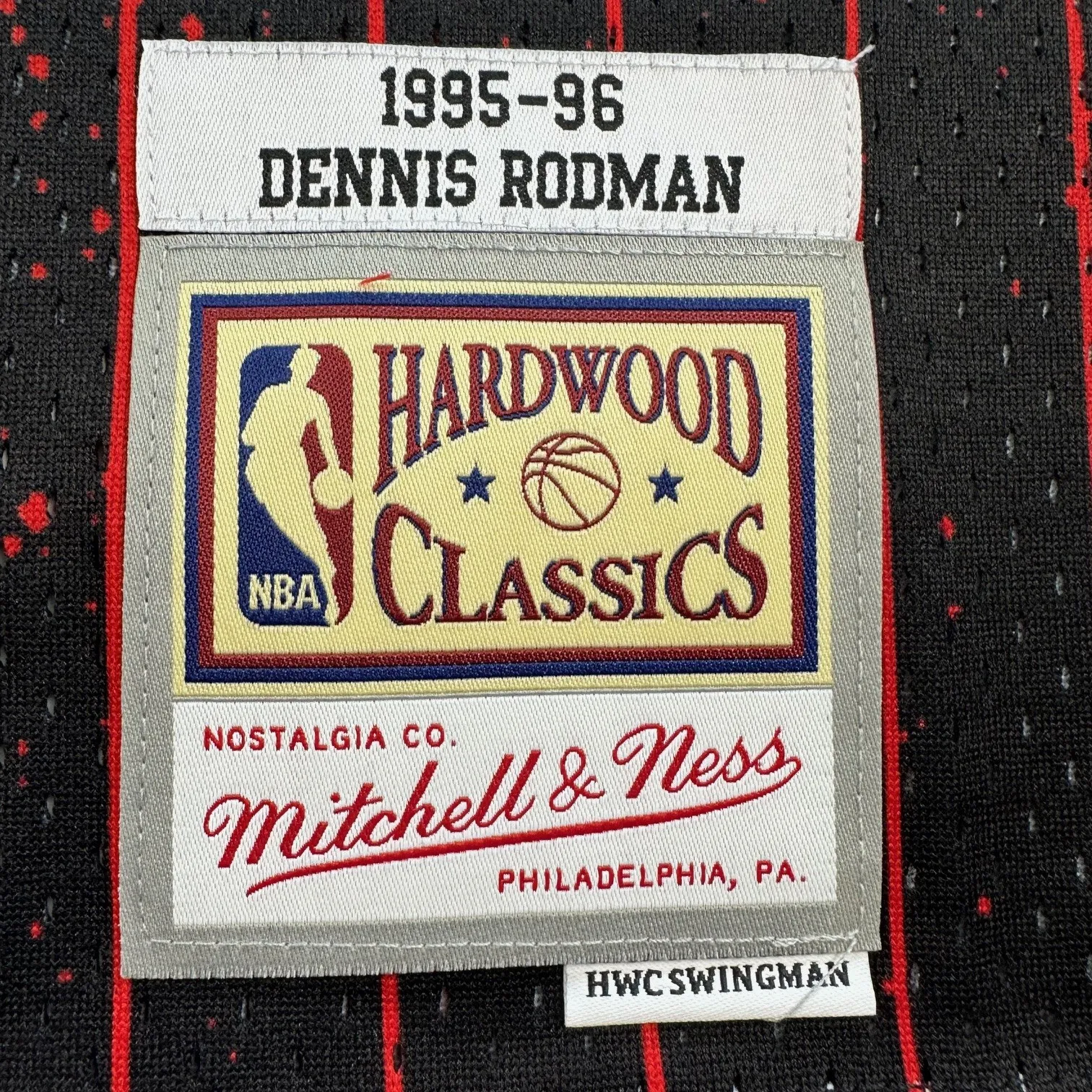 Dennis Rodman #91 Chicago Bulls 95 NBA Mitchell & Ness Spraypaint Gradient Swingman Trikot Dennis Rodman #91 Chicago Bulls 95 NBA Mitchell & Ness Spraypaint Gradient Swingman Trikot