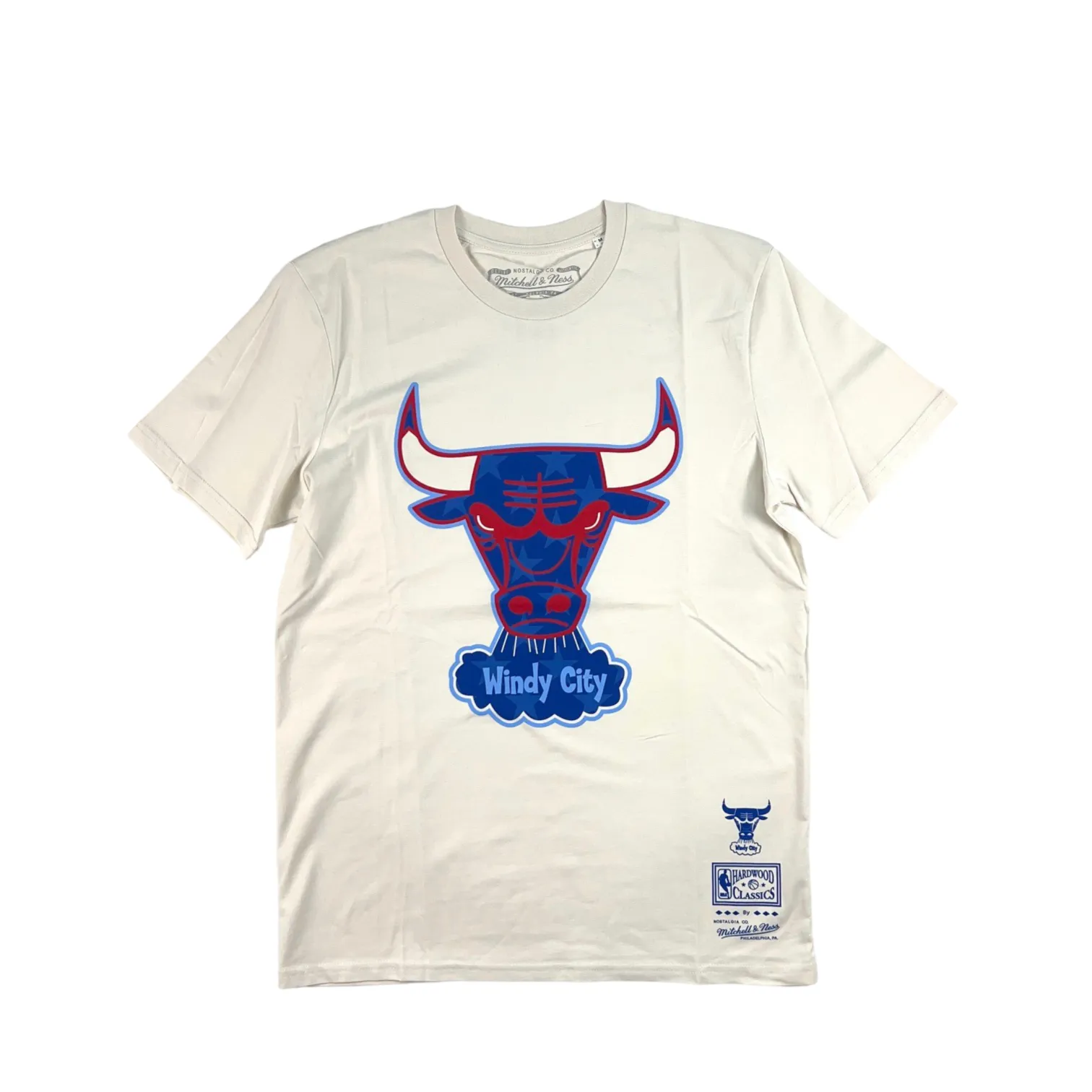 Chicago Bulls NBA Mitchell & Ness Americana T-Shirt Weiß Chicago Bulls NBA Mitchell & Ness Americana T-Shirt Weiß