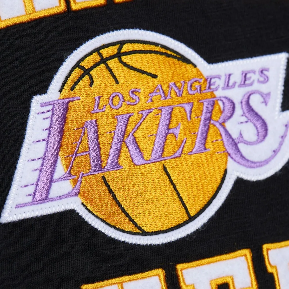 Los Angeles Lakers NBA Mitchell & Ness Legendary Slub 2.0 T-Shirt Schwarz
