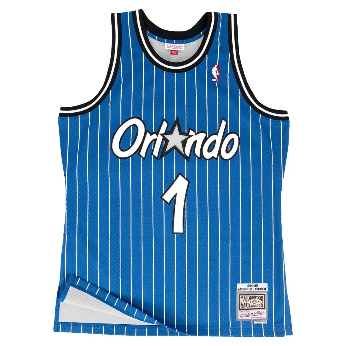 Penny Hardaway #1 Orlando Magic 94 NBA Mitchell & Ness Swingman Trikot Blau