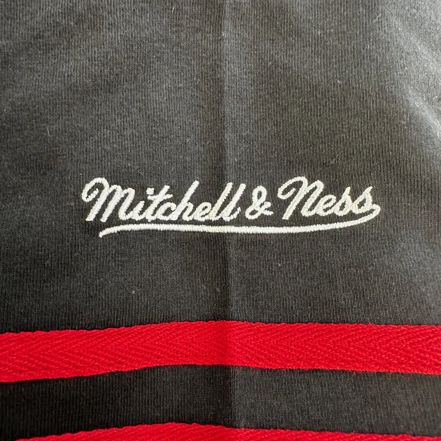 Kansas City Chiefs NFL Mitchell & Ness Fashion Cotton Button Front Trikot Schwarz