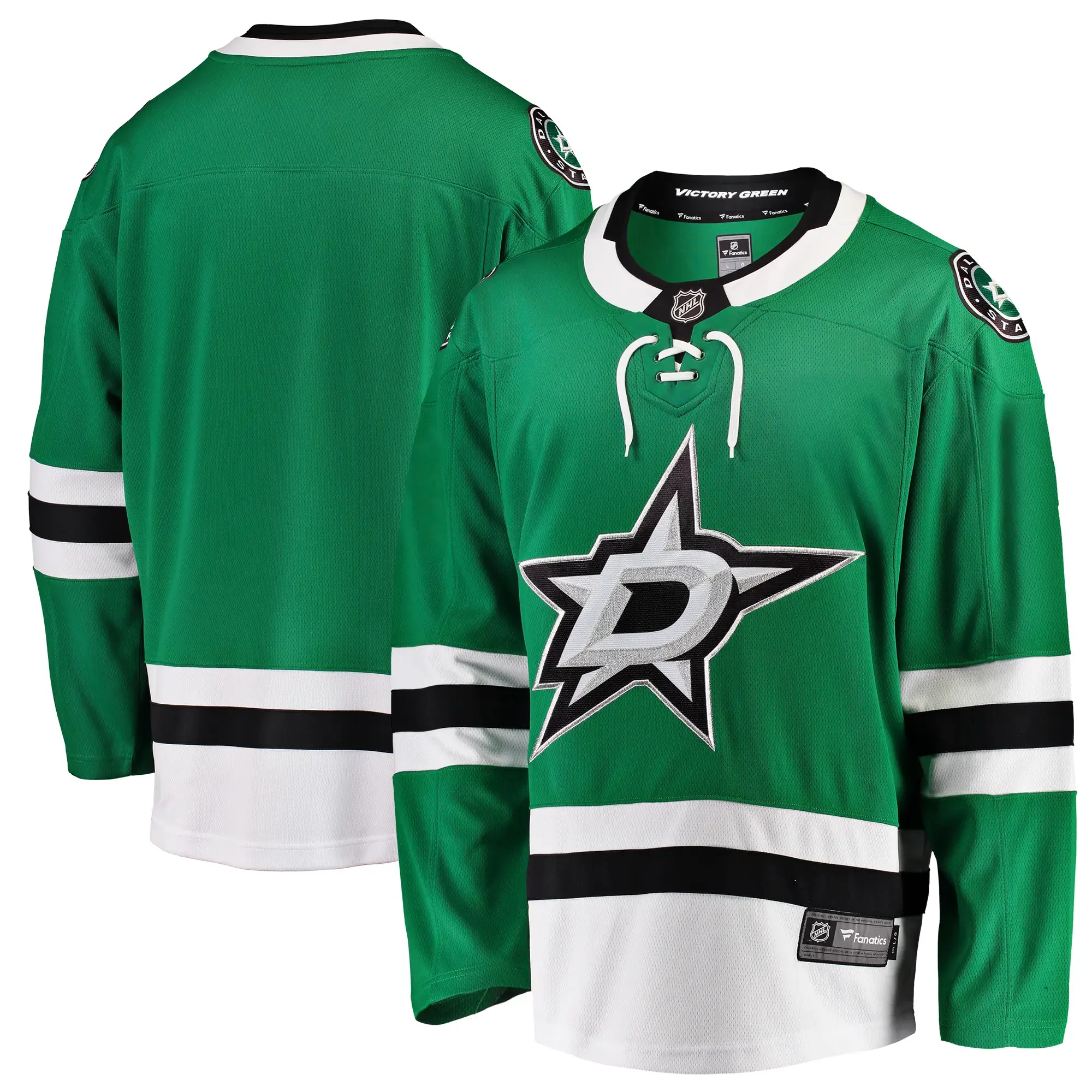 Dallas Stars NHL Eishockey Fanatics Breakaway Trikot Home Grün