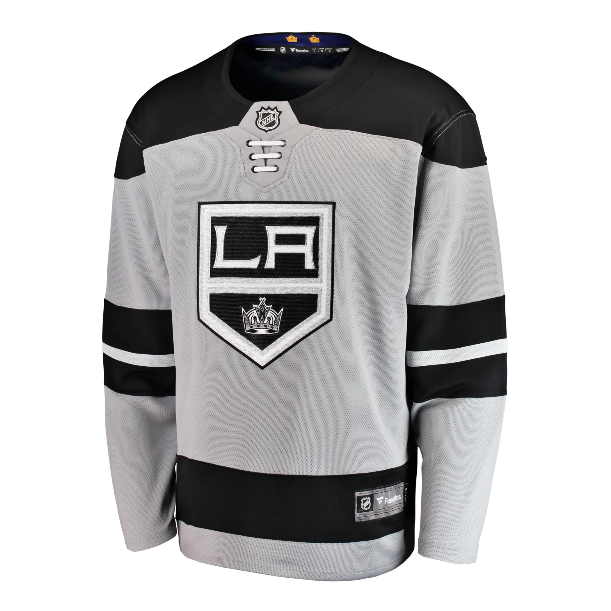 Los Angeles Kings NHL Eishockey Fanatics Breakaway Trikot Alternate Grau