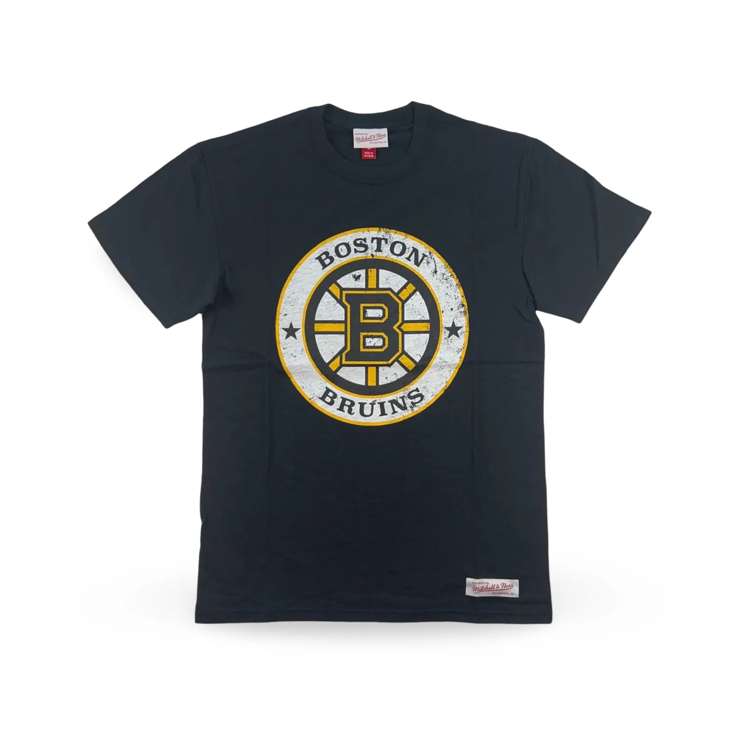 Boston Bruins NHL Mitchell & Ness Legendary Slub 3.0 T-Shirt Schwarz