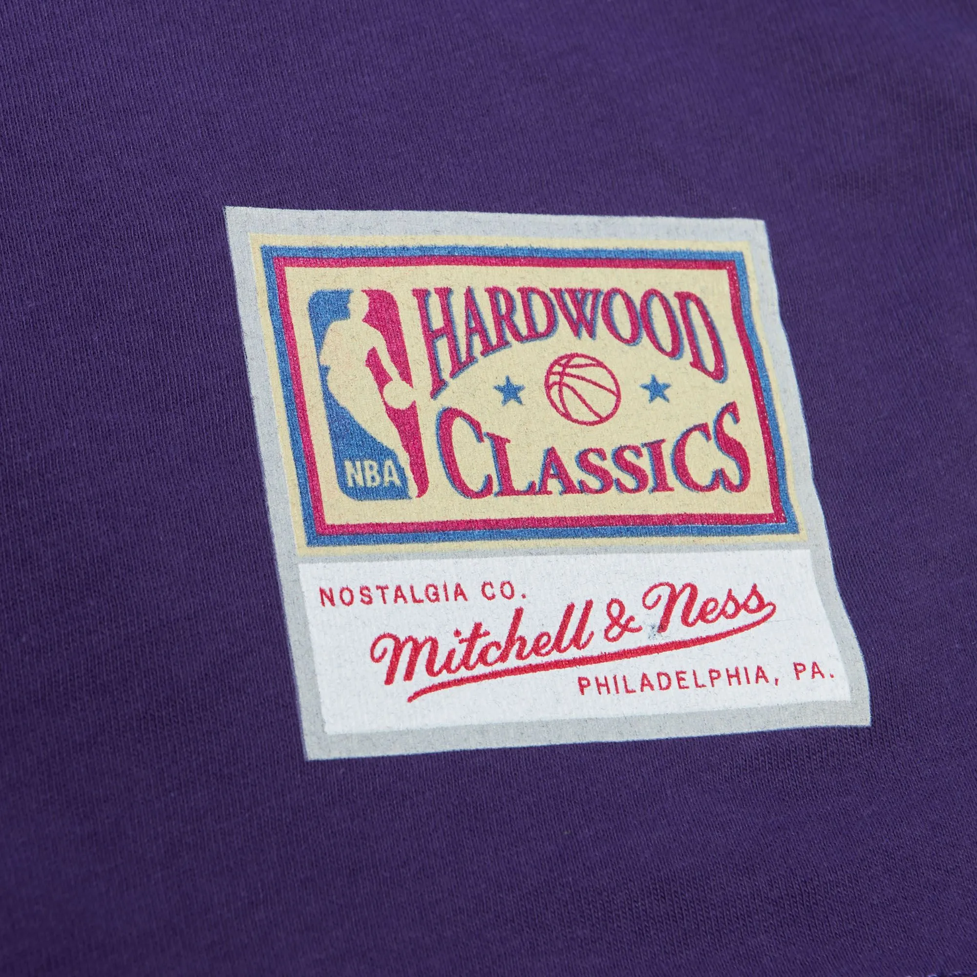 Shaquile O'Neal #34 Los Angeles Lakers NBA Mitchell & Ness Player T-Shirt Lila Shaquile O'Neal #34 Los Angeles Lakers NBA Mitchell & Ness Player T-Shirt Lila