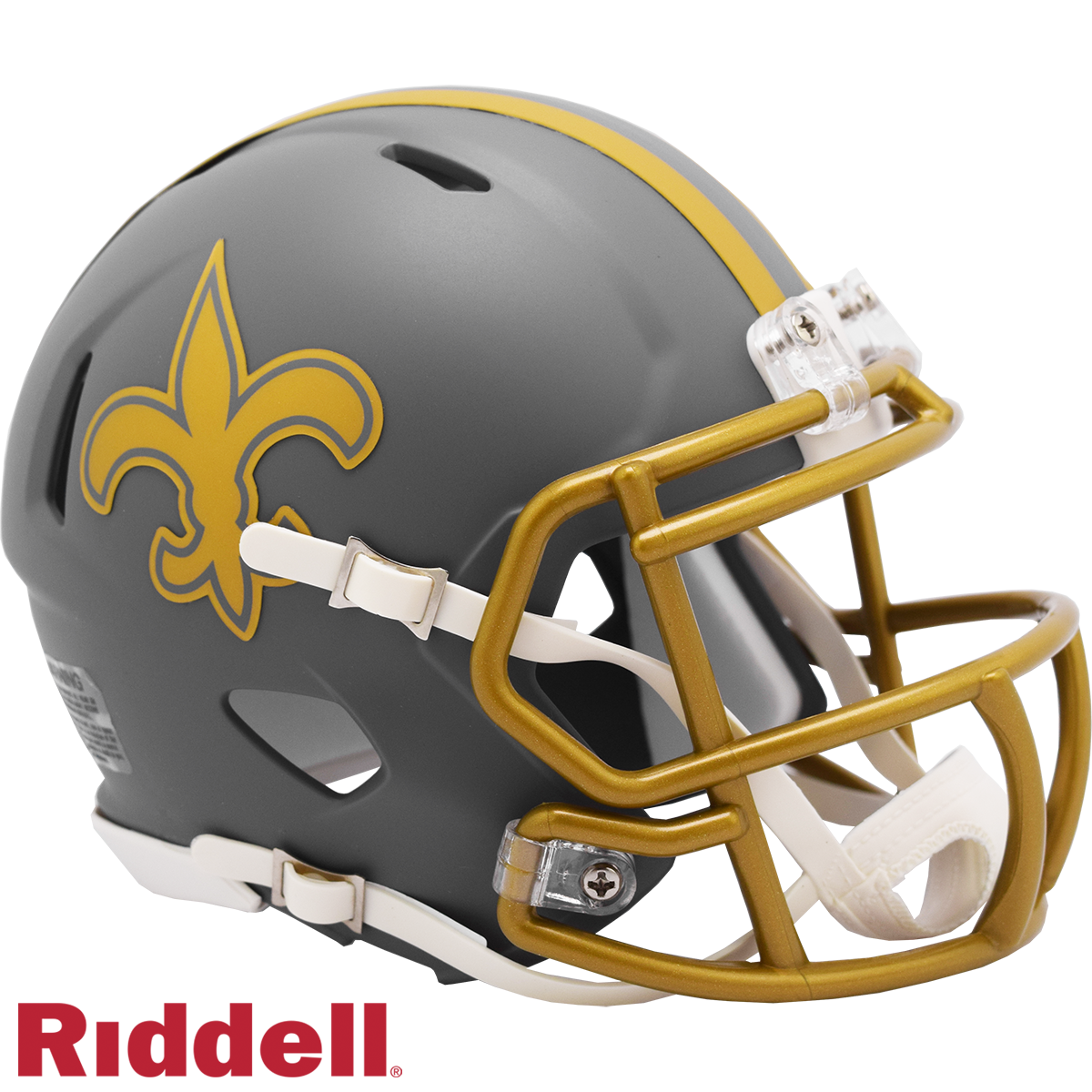New Orleans Saints NFL Riddell Slate Speed Mini Helm